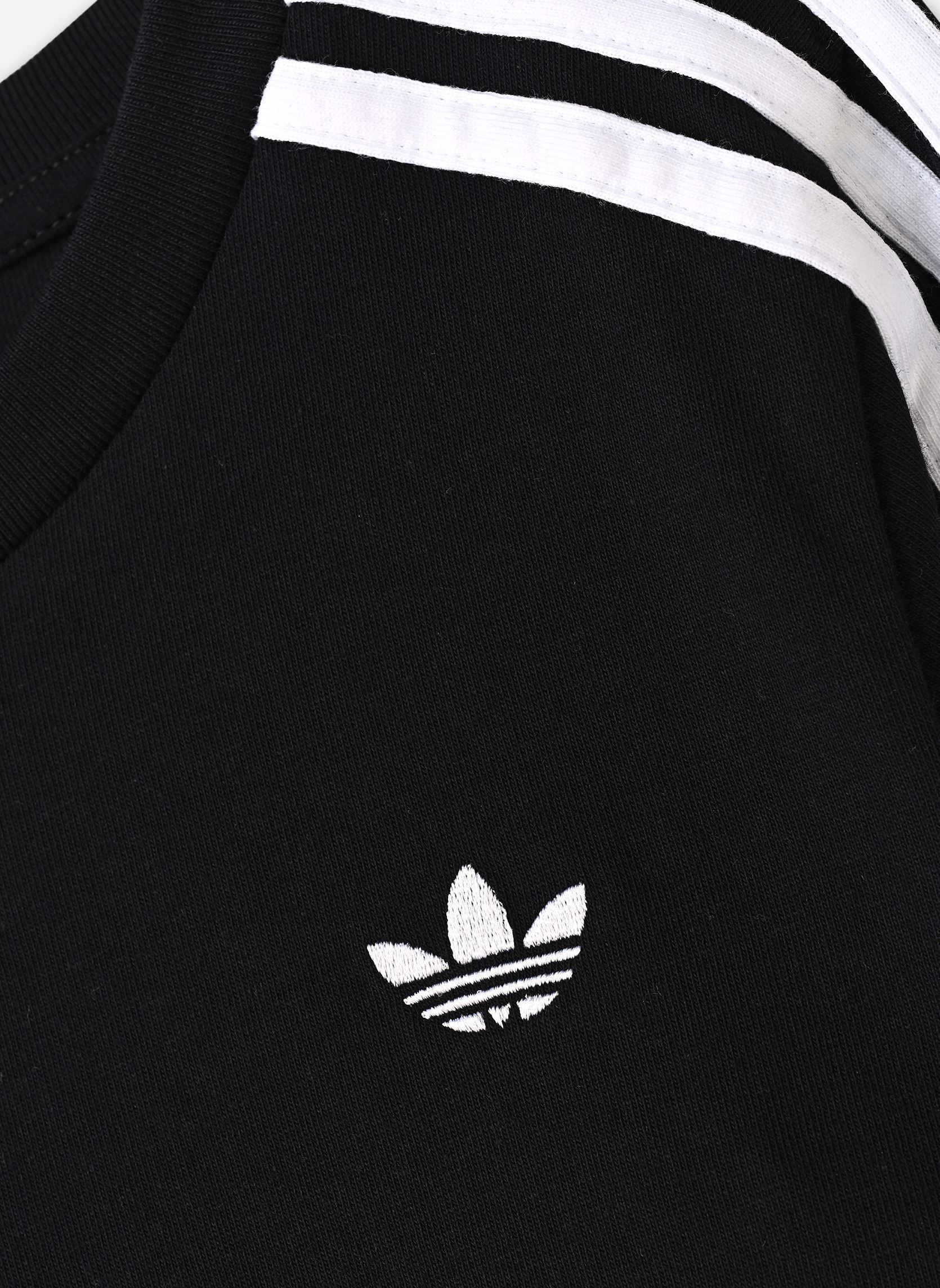 Tee-shirts 3 STRIPE LS noir adidas originals Tee-shirts 3 STRIPE LS noir black