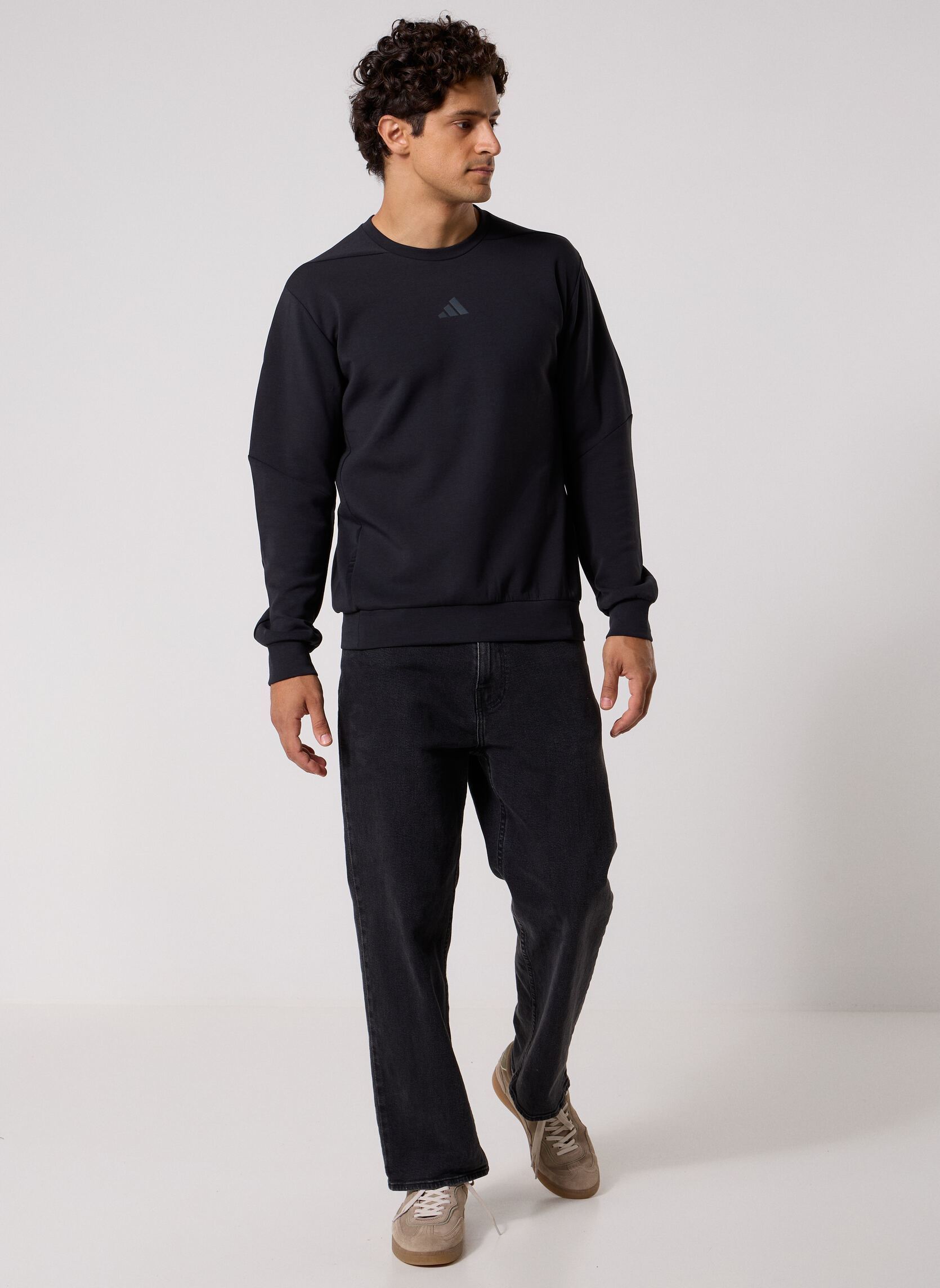 Sweats D4T CREW SWEATS homme noir adidas sportswear Sweats D4T CREW SWEATS homme noir black