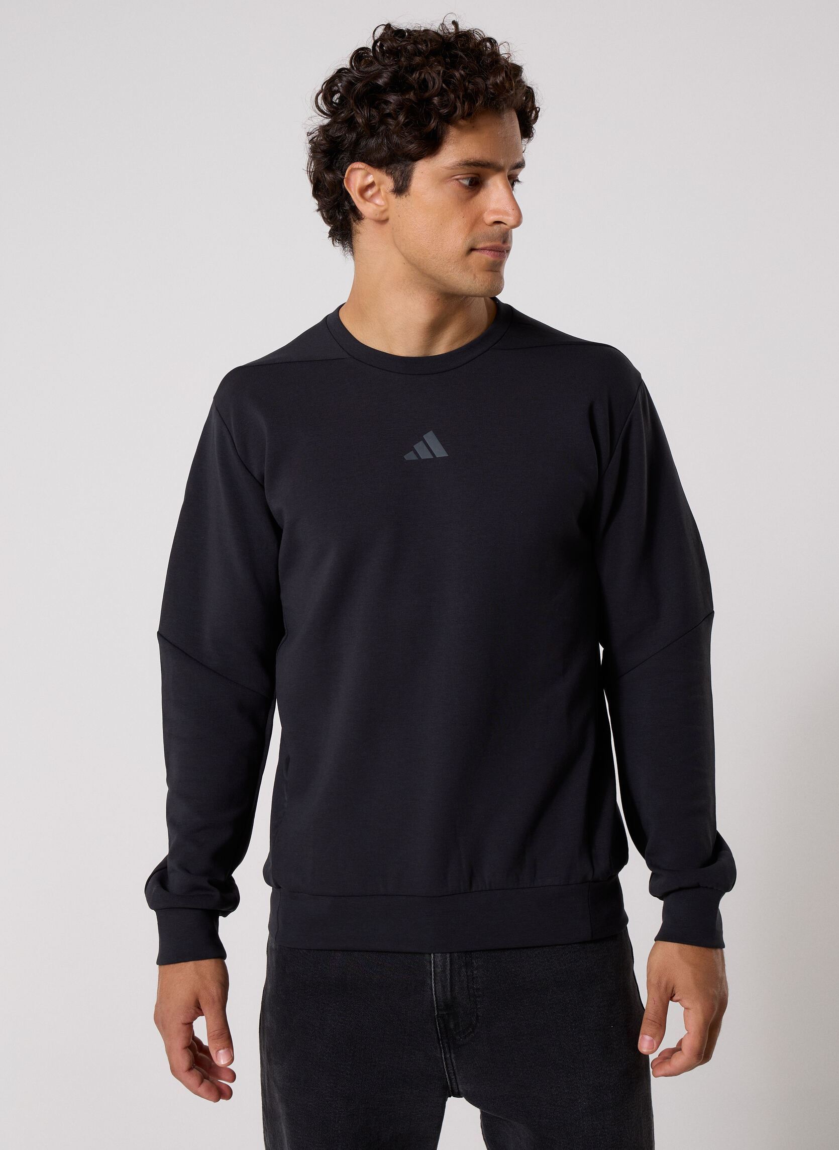 Sweats D4T CREW SWEATS homme noir adidas sportswear Sweats D4T CREW SWEATS homme noir black