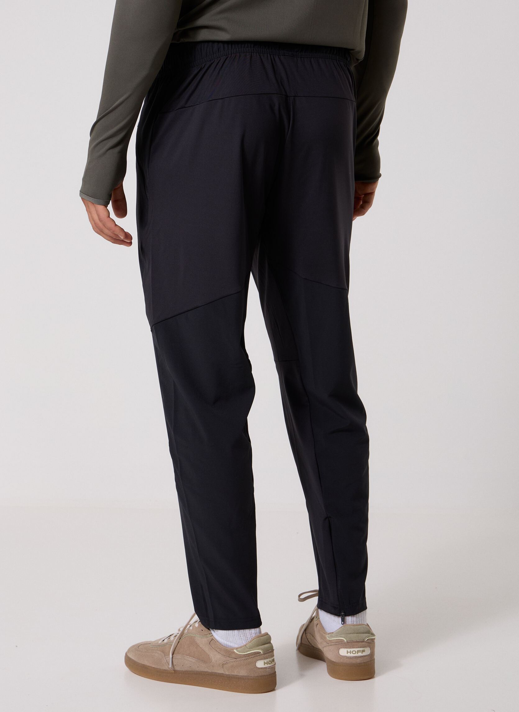 Pantalons droits D4T HYBRID PANT homme noir adidas sportswear Pantalons droits D4T HYBRID PANT homme noir black