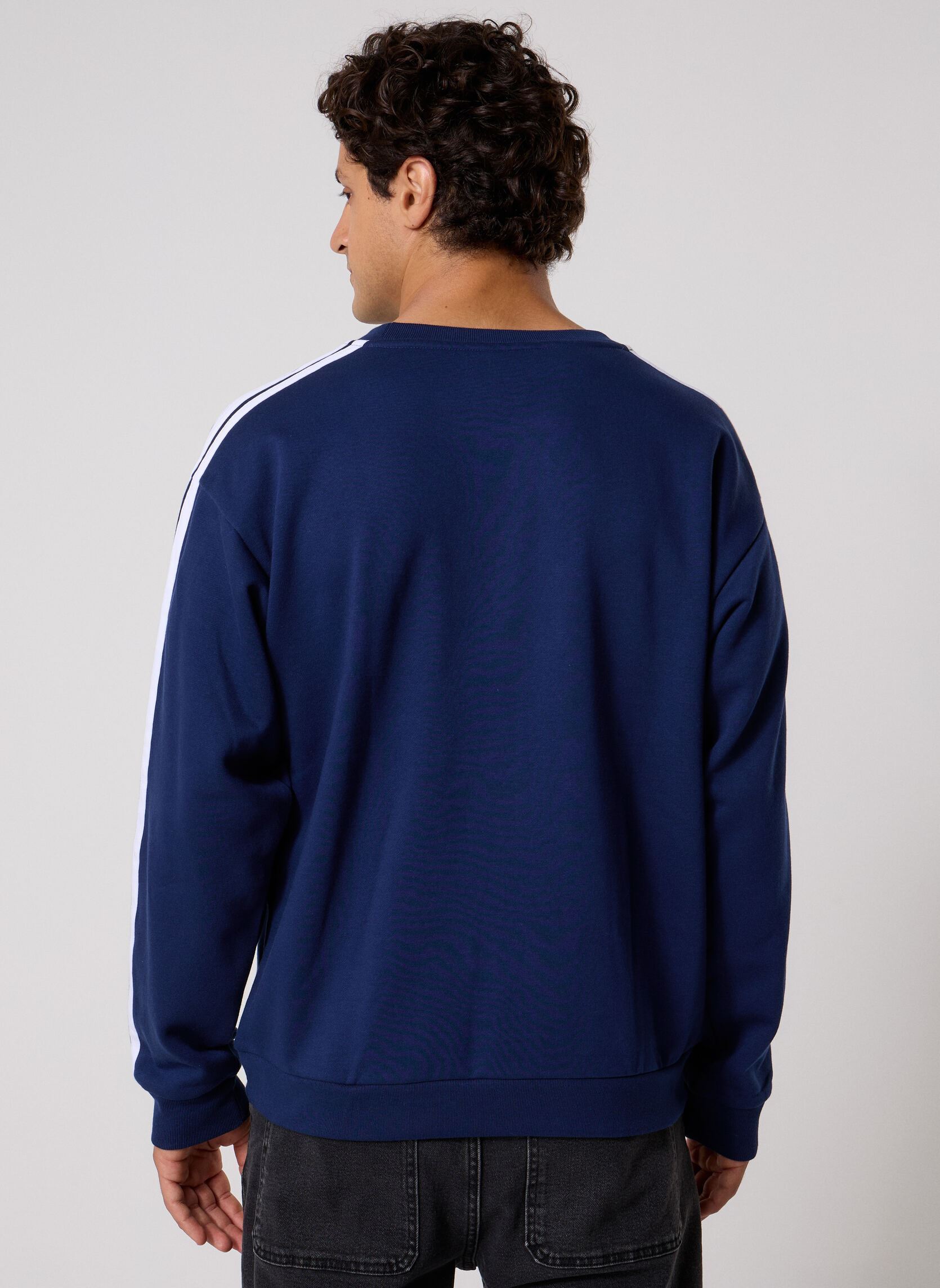 Tee-shirts M 3S FL SWT homme marine adidas sportswear Tee-shirts M 3S FL SWT homme marine team navy blue 2