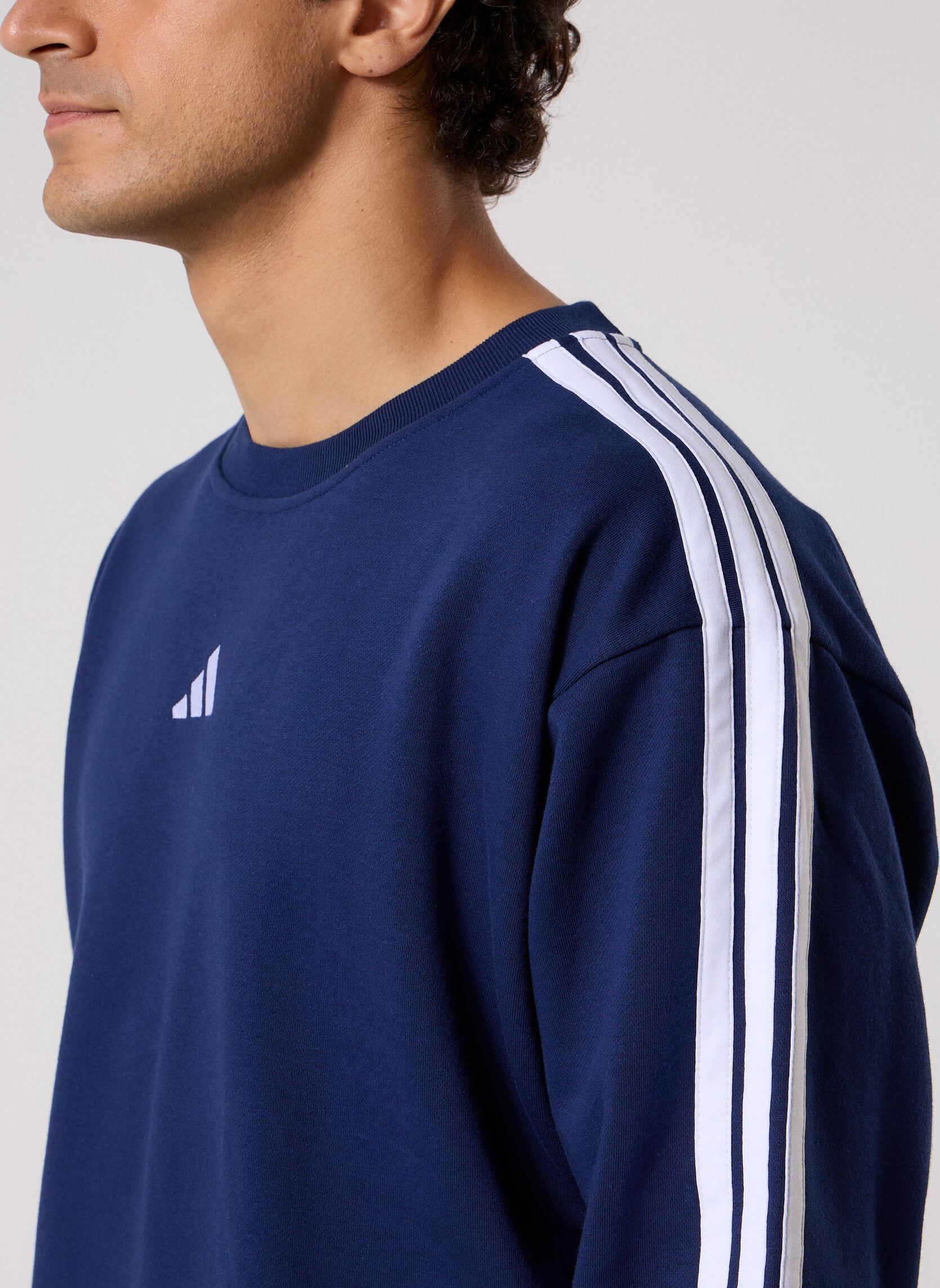 Tee-shirts M 3S FL SWT homme marine adidas sportswear Tee-shirts M 3S FL SWT homme marine team navy blue 2
