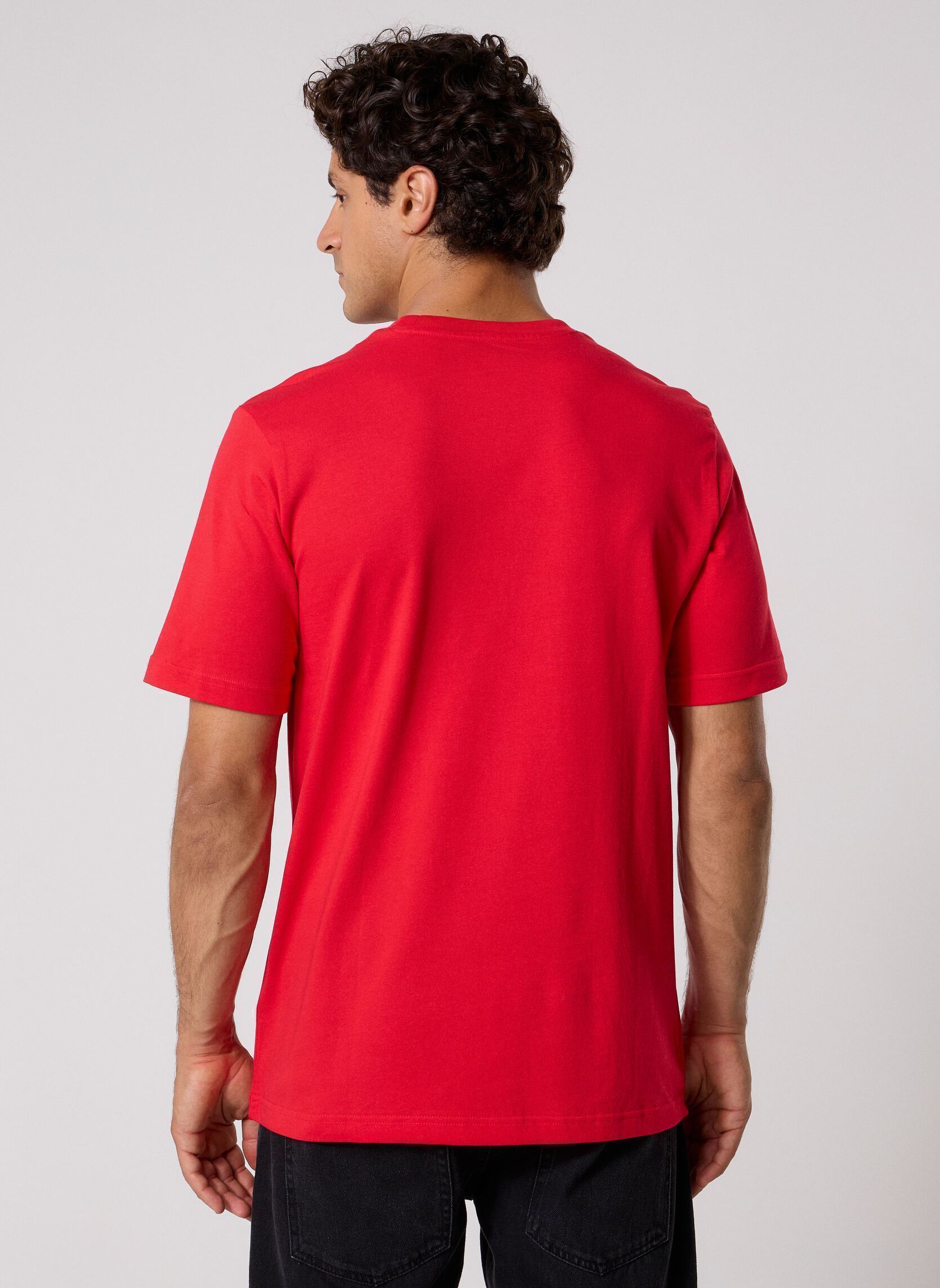 Tee-shirts M COLLEGIATE T homme rouge adidas sportswear Tee-shirts M COLLEGIATE T homme rouge pure ruby