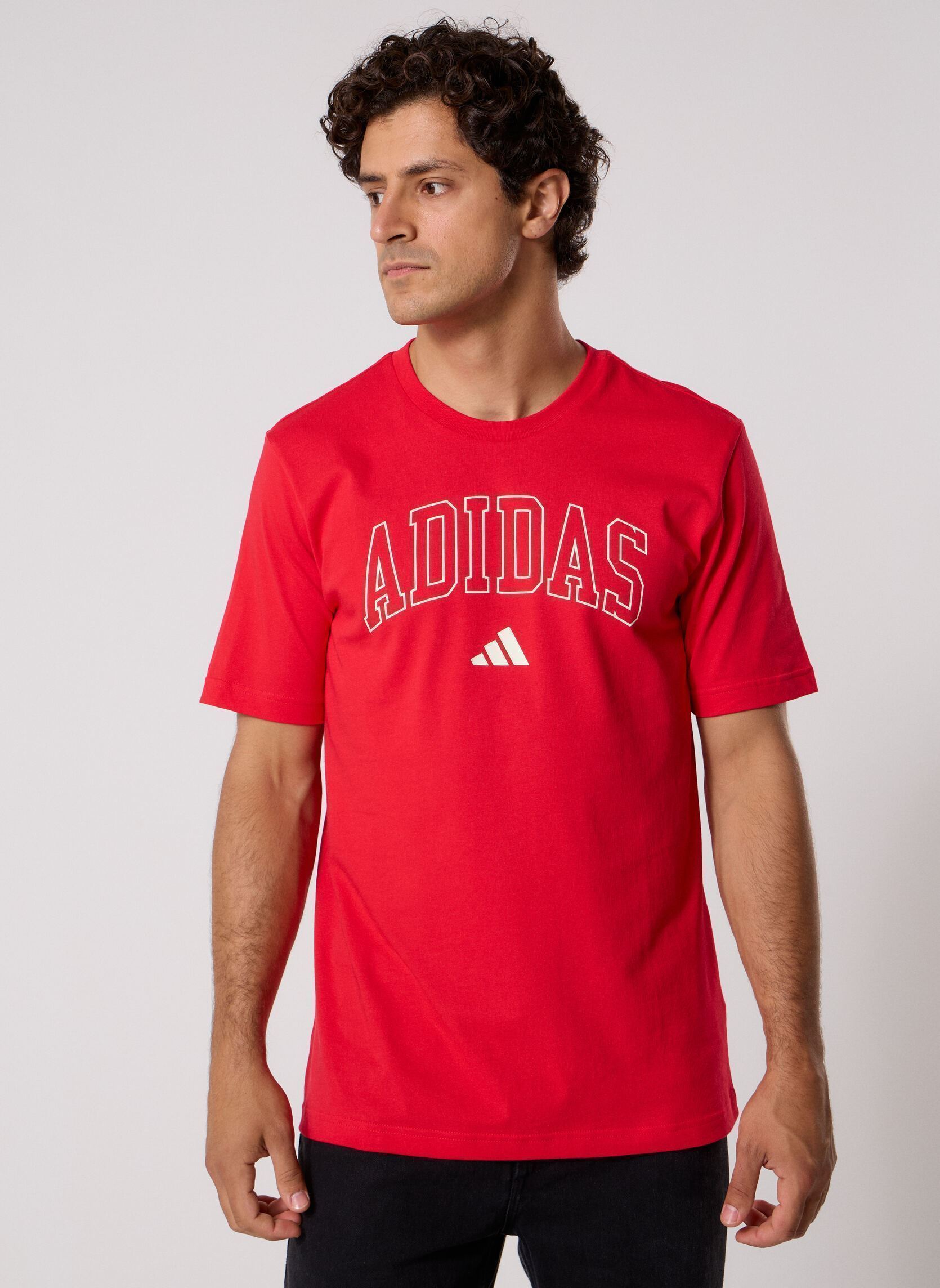 Tee-shirts M COLLEGIATE T homme rouge adidas sportswear Tee-shirts M COLLEGIATE T homme rouge pure ruby