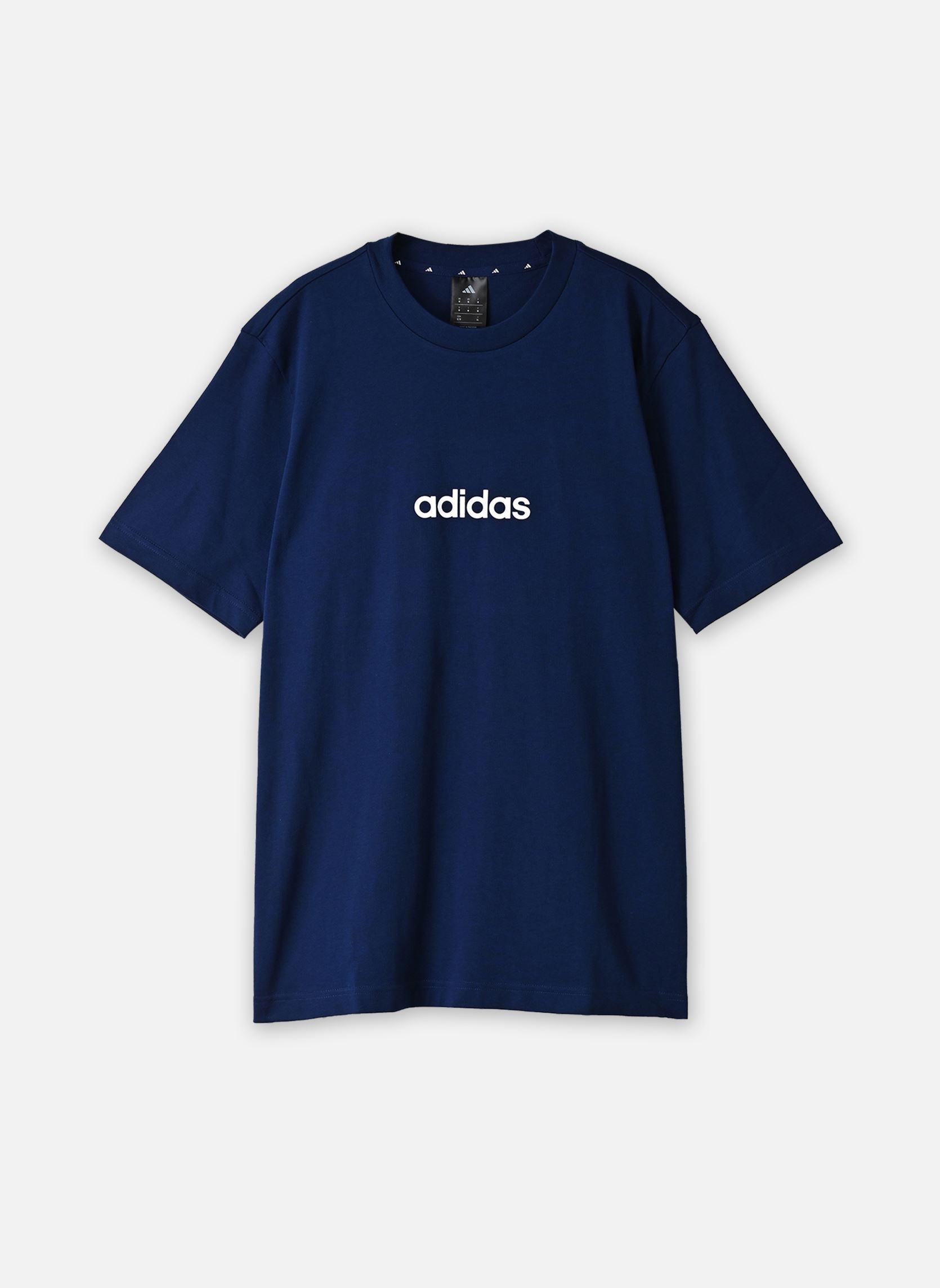 Tee-shirts M LIN SJ T homme bleu adidas sportswear Tee-shirts M LIN SJ T homme bleu dark blue
