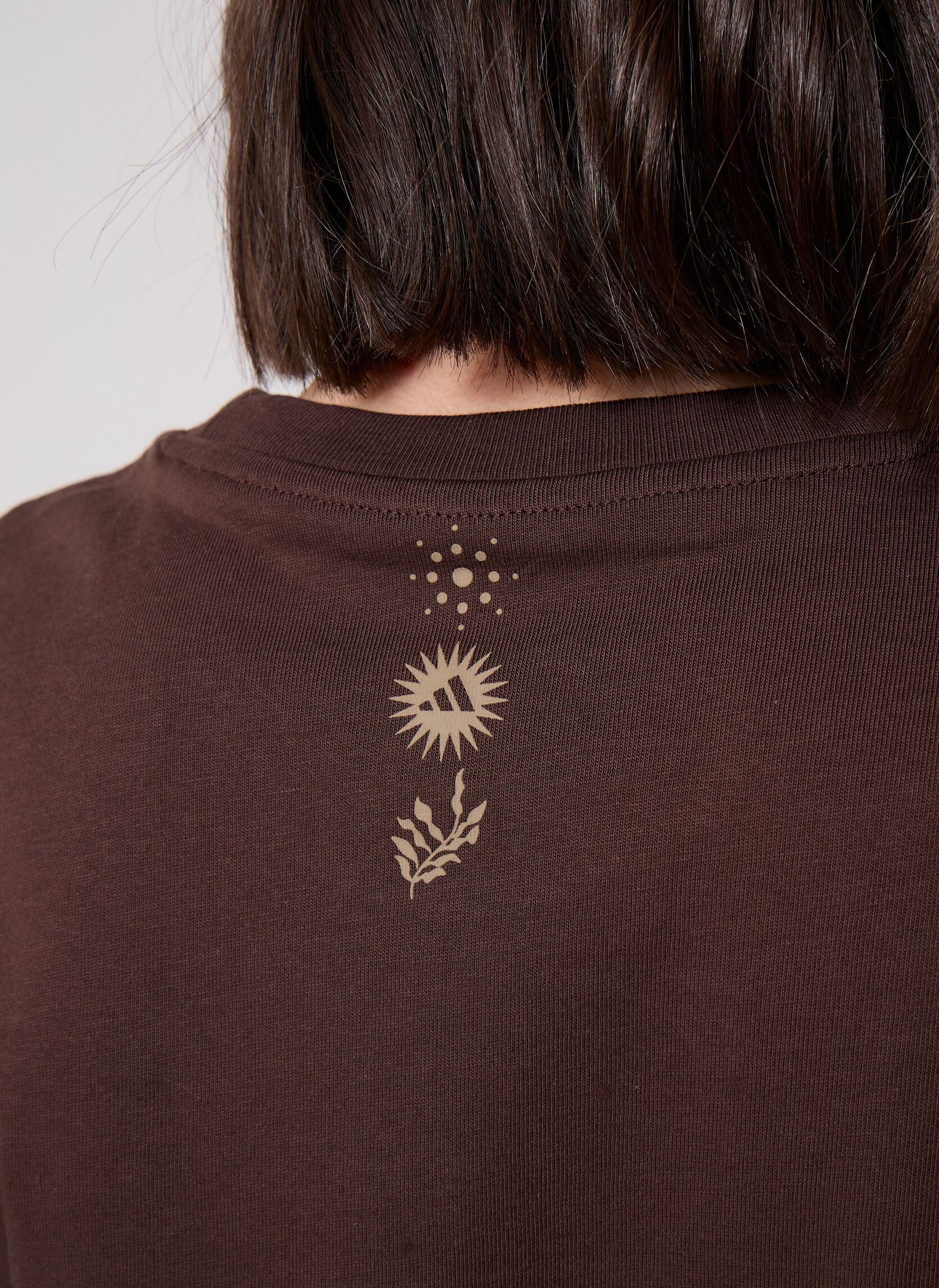 Tee-shirts ANIMAL TEE femme marron adidas sportswear Tee-shirts ANIMAL TEE femme marron dark brown
