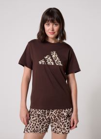 Tee-shirts ANIMAL TEE femme marron