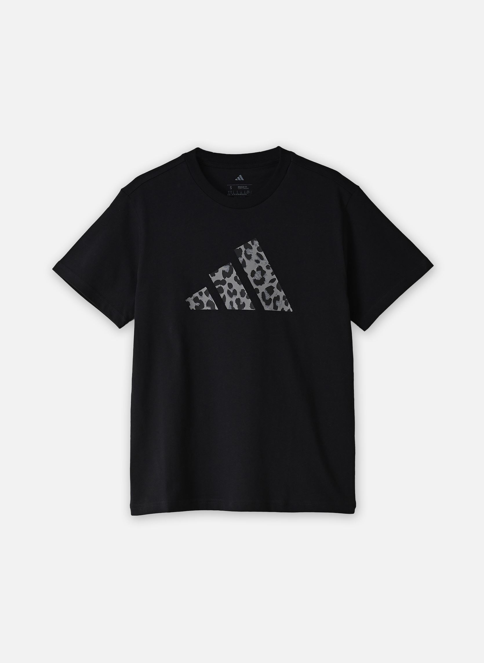 Tee-shirts ANIMAL TEE femme noir adidas sportswear Tee-shirts ANIMAL TEE femme noir black