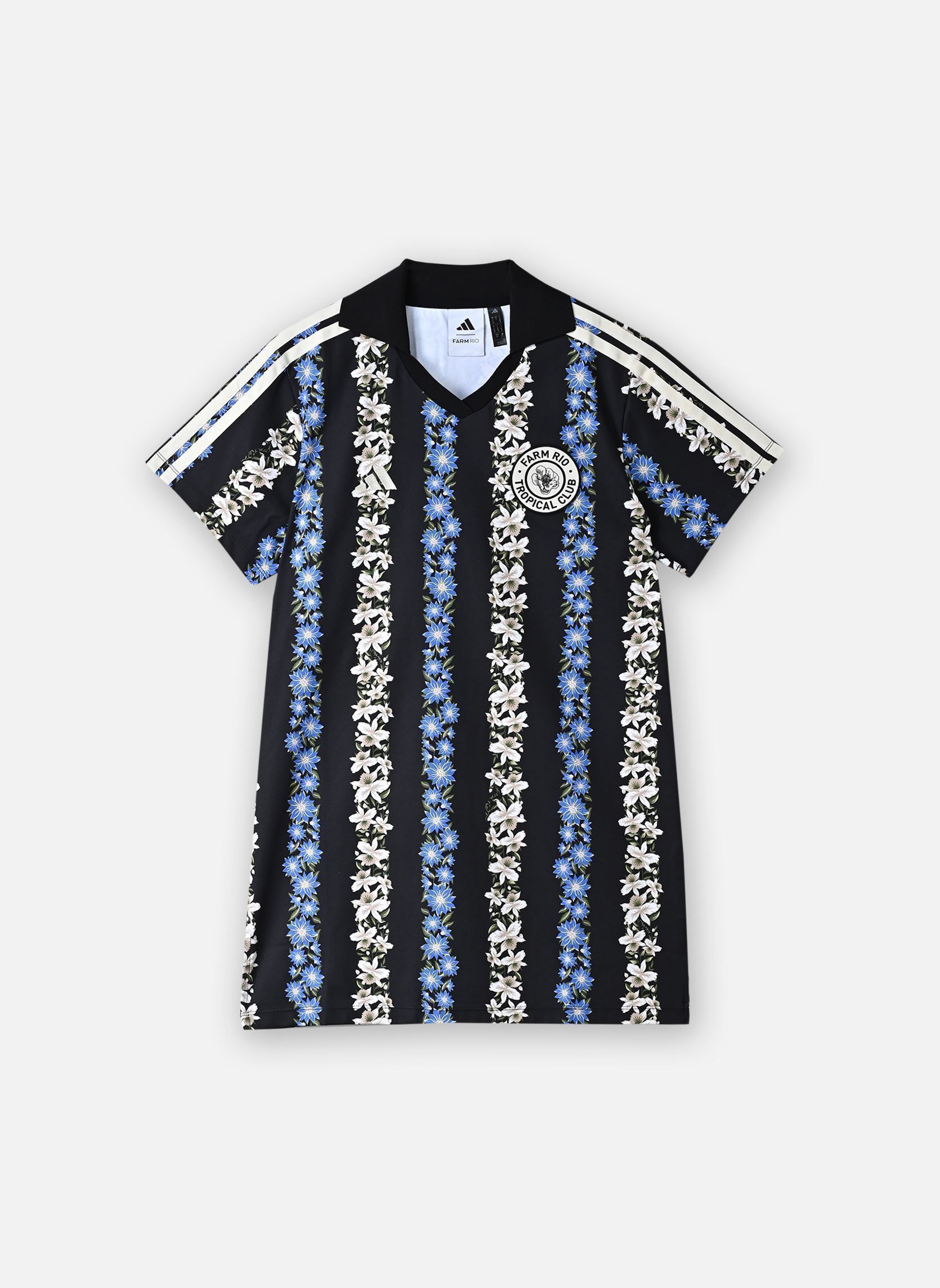 Kleider FARM RIO DRESS damen schwarz adidas sportswear Kleider FARM RIO DRESS damen schwarz black