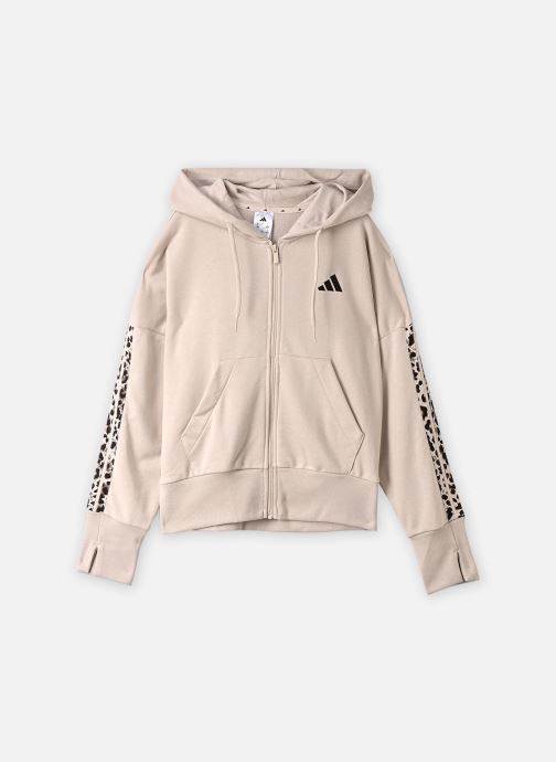 adidas sportswear Trainingsjacken W AOP 3S FT FZ damen beige