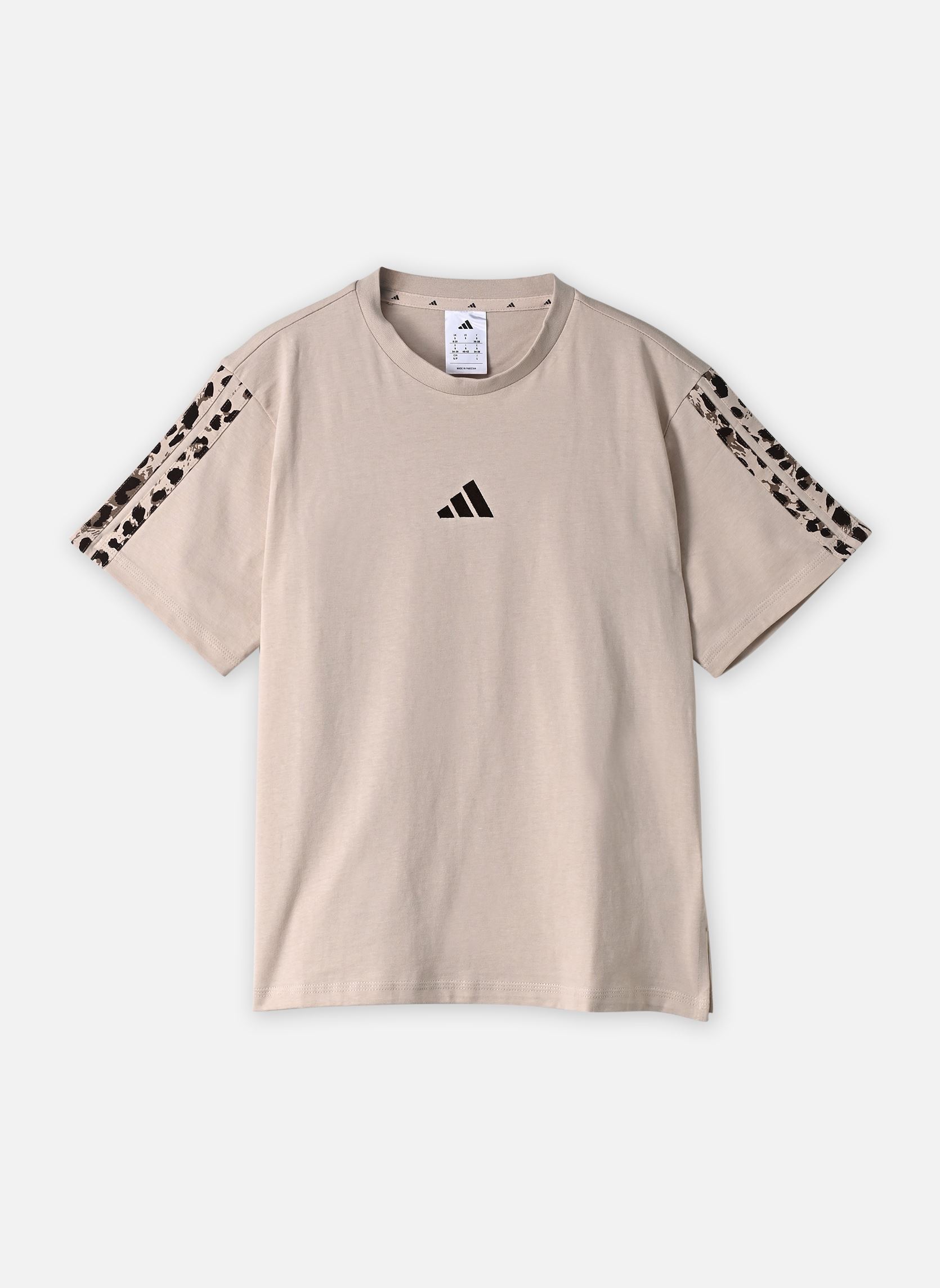 Tee-shirts W AOP 3S SJ TEE femme beige adidas sportswear Tee-shirts W AOP 3S SJ TEE femme beige Crystal Linen