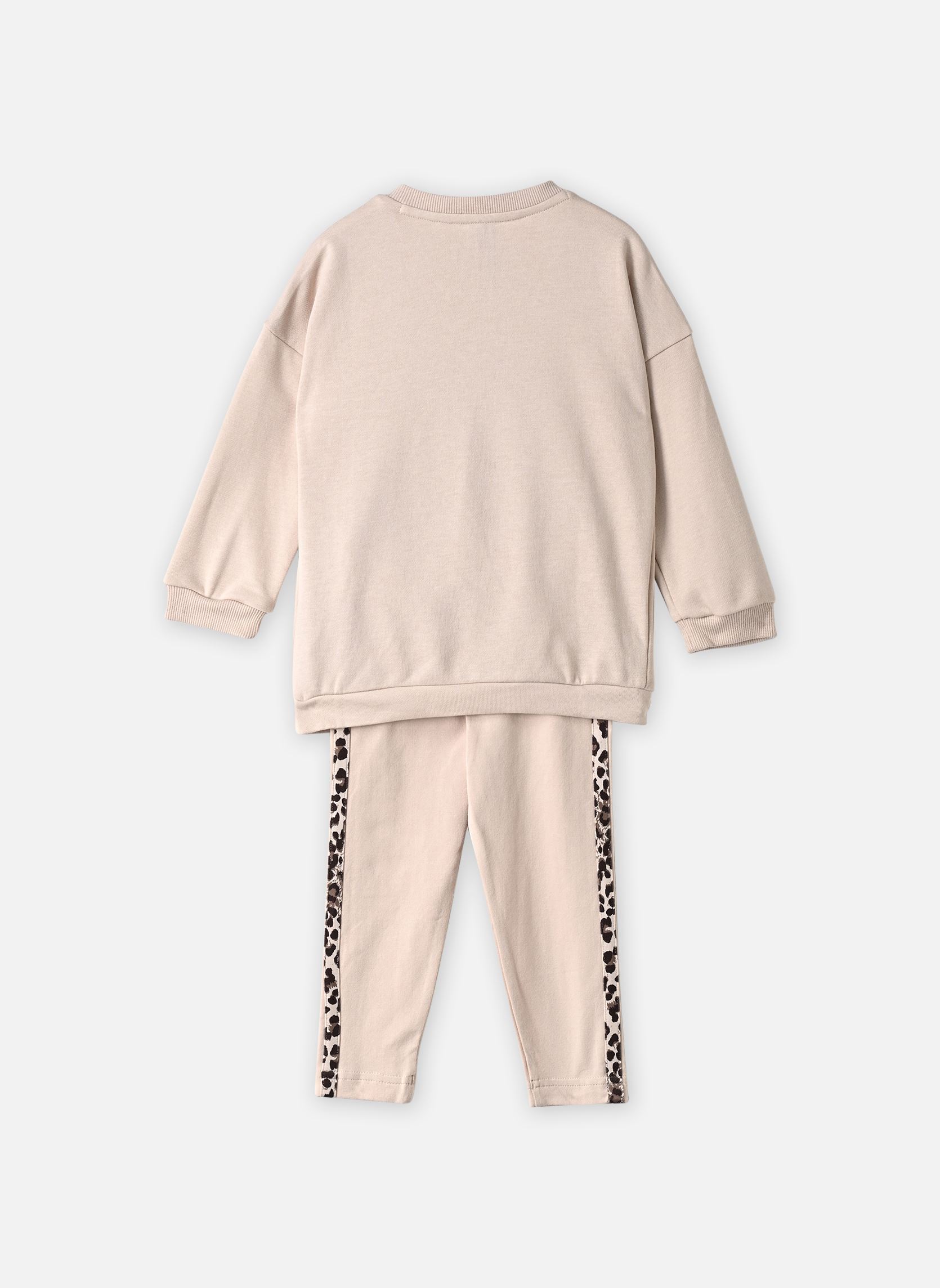 Joggings IG AN 3S SET fille beige adidas sportswear Joggings IG AN 3S SET fille beige Crystal Linen