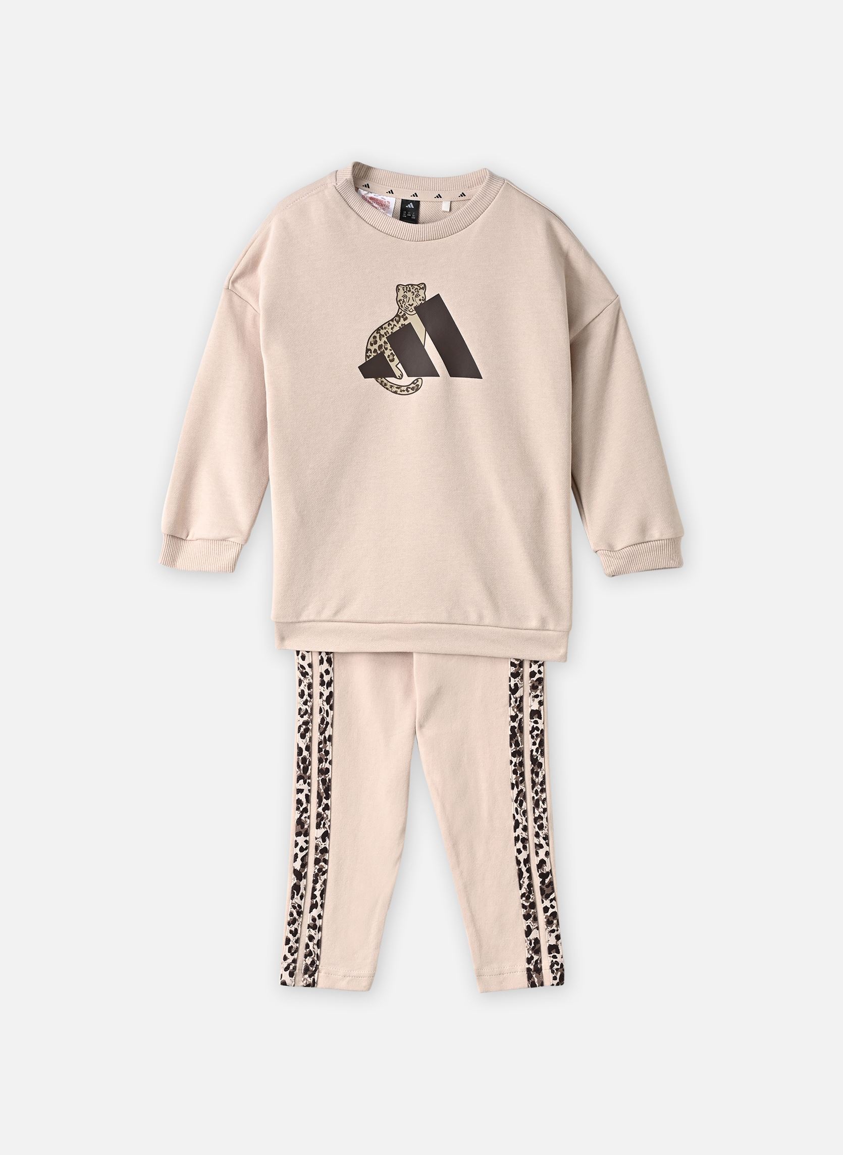 Joggings IG AN 3S SET fille beige adidas sportswear Joggings IG AN 3S SET fille beige Crystal Linen