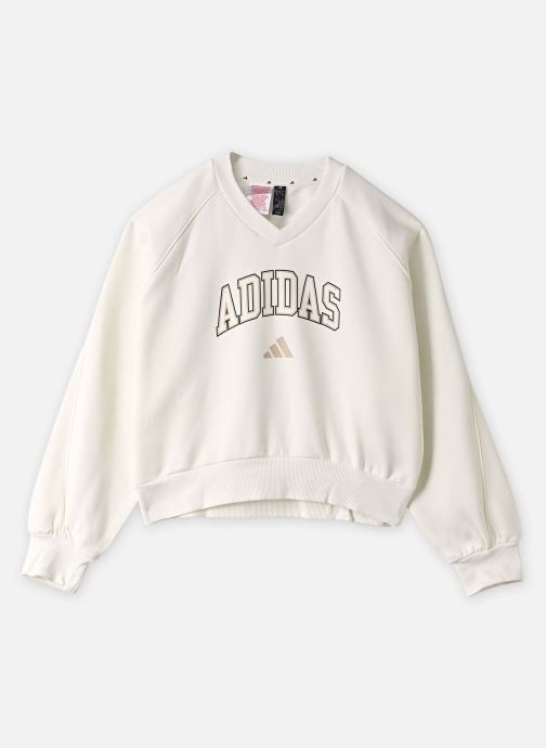 adidas sportswear Sweats JG CLGT V-NECK fille blanc
