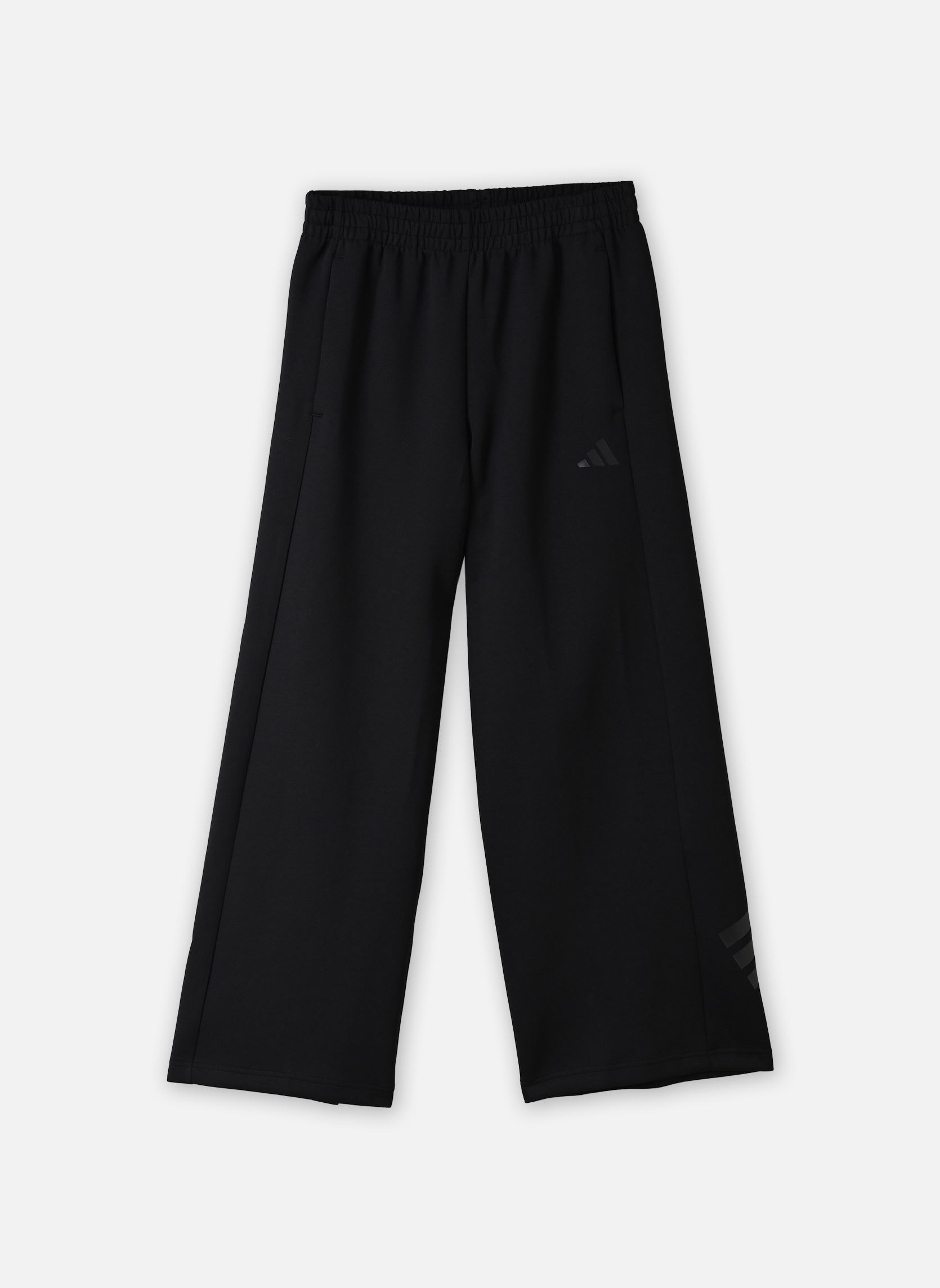 Joggings JG FI WIDE PT fille noir adidas sportswear Joggings JG FI WIDE PT fille noir black