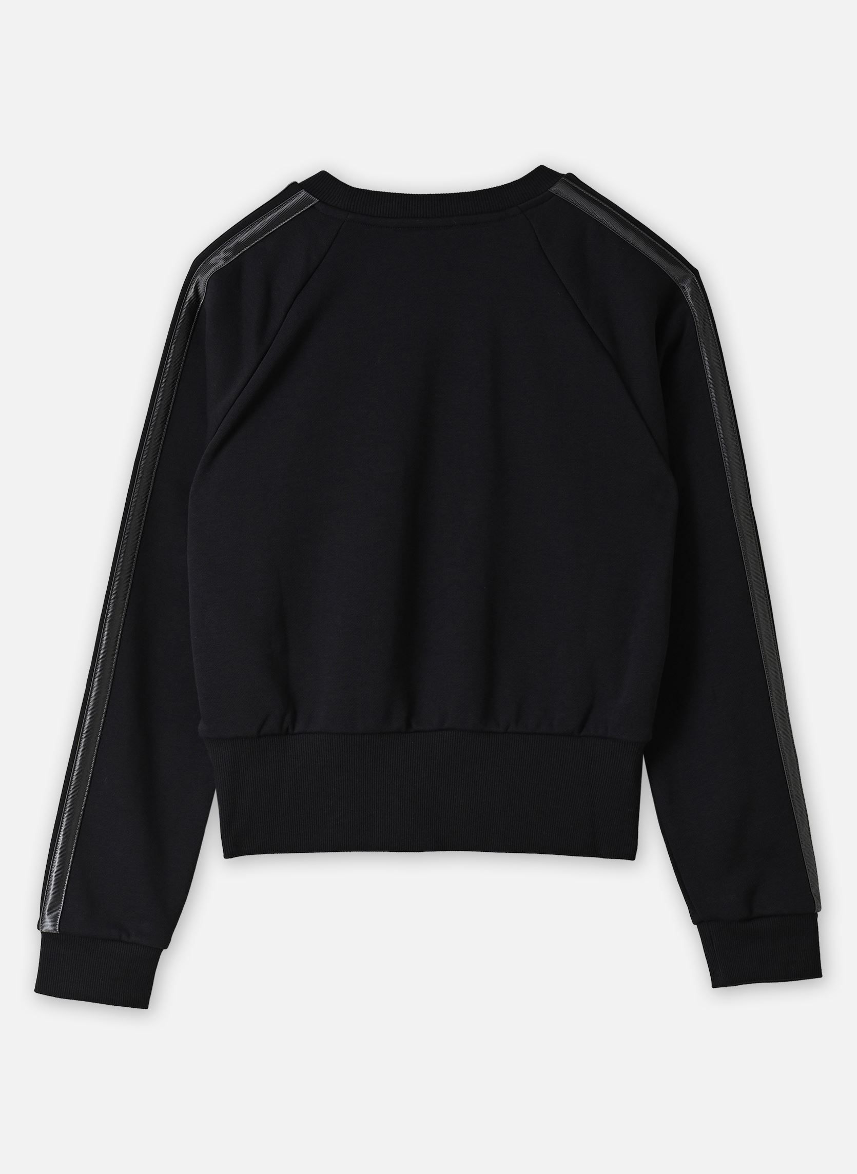 Tee-shirts JG SATIN SWEAT fille noir adidas sportswear Tee-shirts JG SATIN SWEAT fille noir black