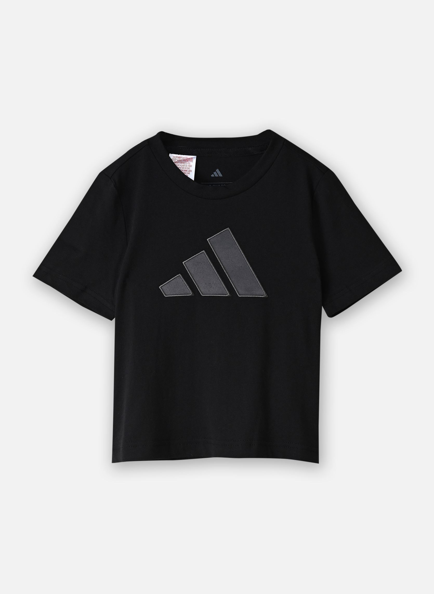 Tee-shirts JG SATIN TEE fille noir adidas sportswear Tee-shirts JG SATIN TEE fille noir black