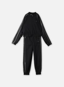 Vestes de survêtement JG SATIN TS fille noir