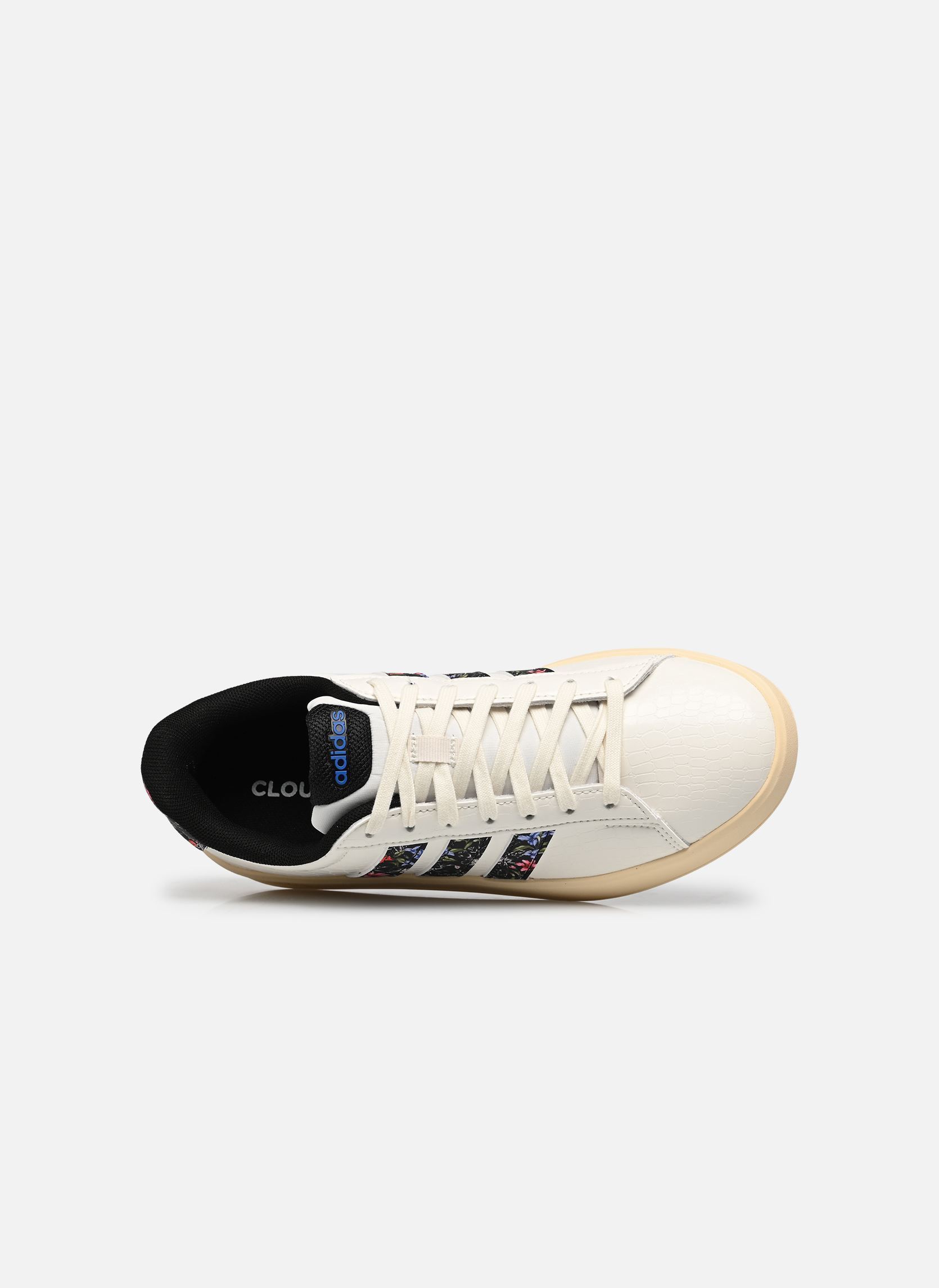 Baskets basses GRAND COURT 3.0 femme blanc adidas sportswear Baskets basses GRAND COURT 3.0 femme blanc OFF WHITE/ FLORAL