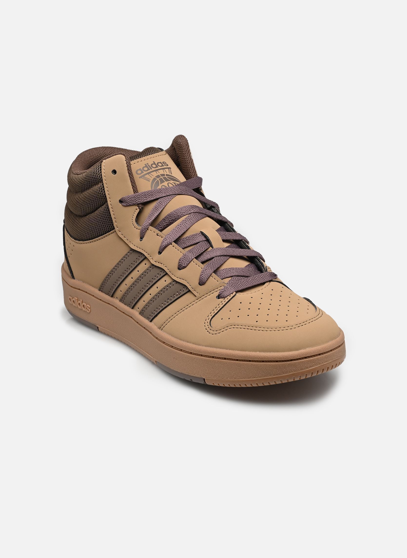 Baskets montantes HOOPS MID CLASSIC homme marron adidas sportswear Baskets montantes HOOPS MID CLASSIC homme marron CARDBOARD