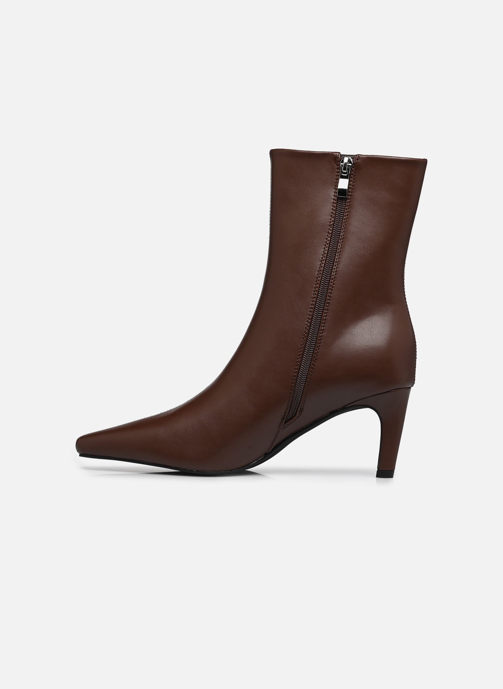 Niedrige Ankle Boots ALIZIA damen braun RAID Niedrige Ankle Boots ALIZIA damen braun BROWN PU