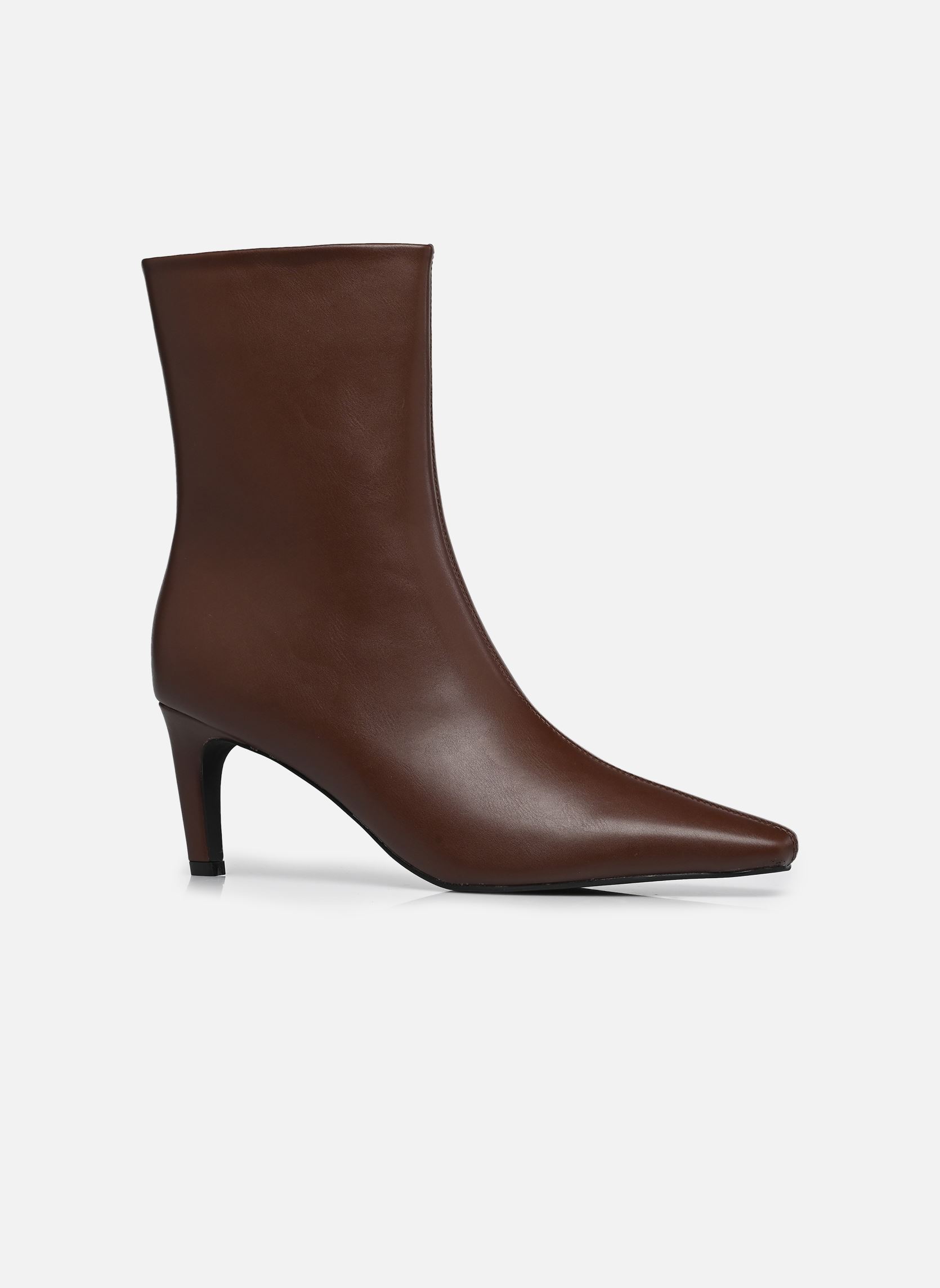 Niedrige Ankle Boots ALIZIA damen braun RAID Niedrige Ankle Boots ALIZIA damen braun BROWN PU