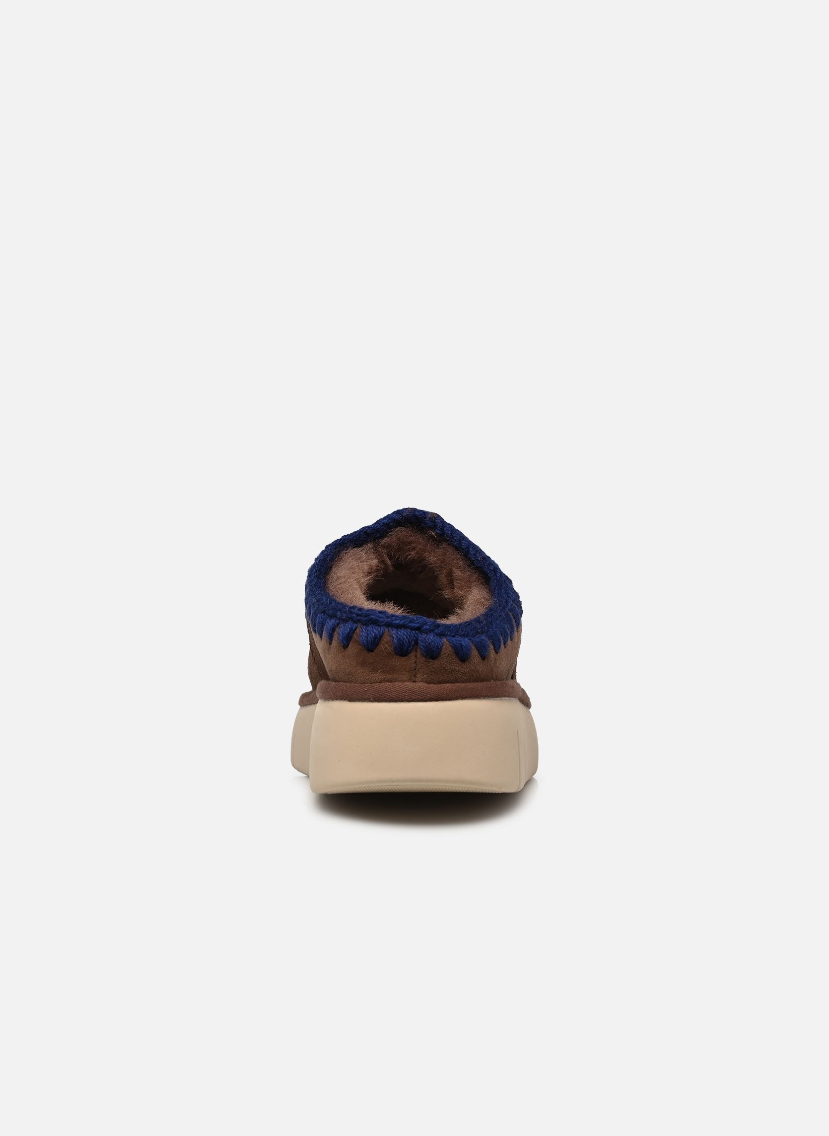 Pantoletten und Clogs Bounce Clog Metal Logo damen braun MOU Pantoletten und Clogs Bounce Clog Metal Logo damen braun BROWN PEPPER