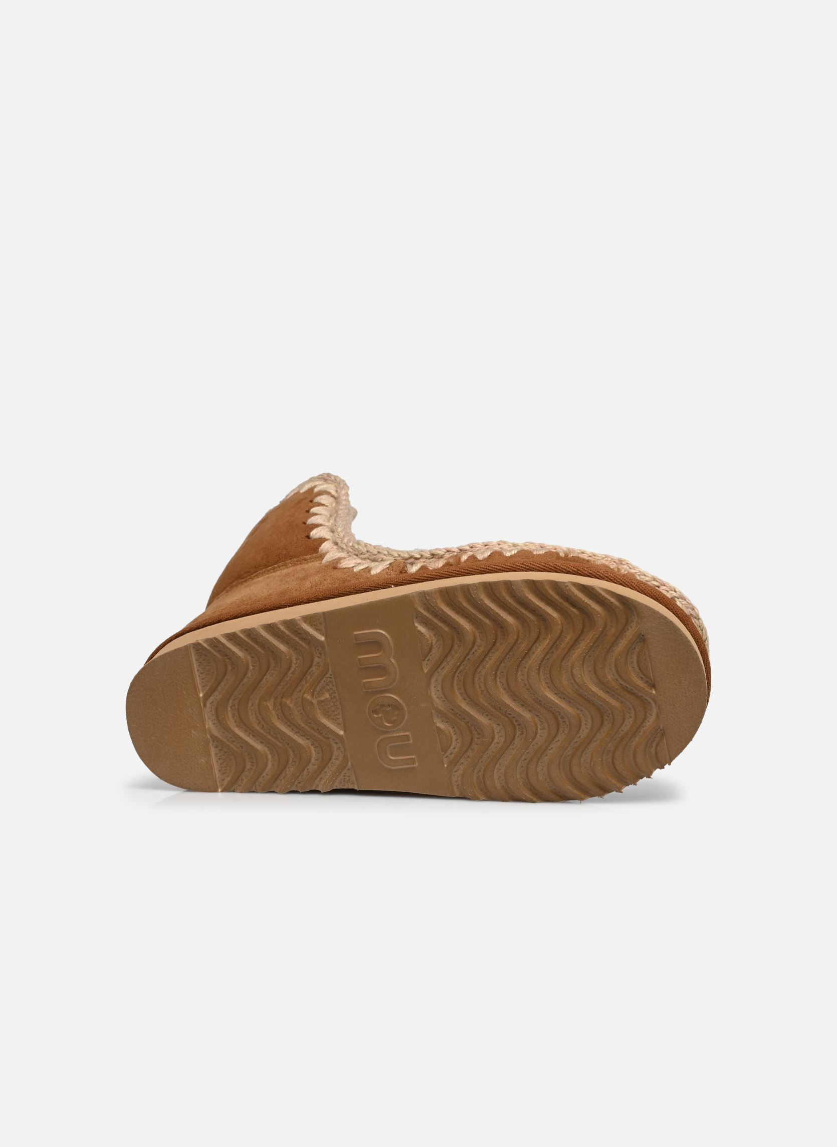 Gevoerde enkellaarsjes Eskimo 18 dames bruin MOU Gevoerde enkellaarsjes Eskimo 18 dames bruin COGNAC