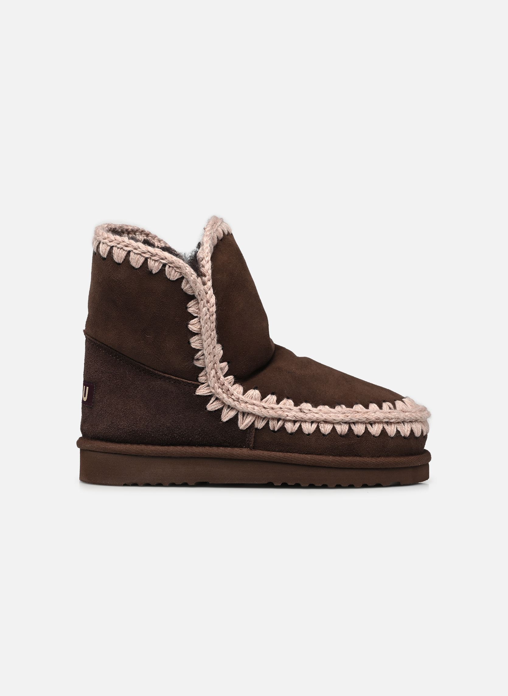 Gevoerde enkellaarsjes Eskimo 18 dames bruin MOU Gevoerde enkellaarsjes Eskimo 18 dames bruin MOCHA