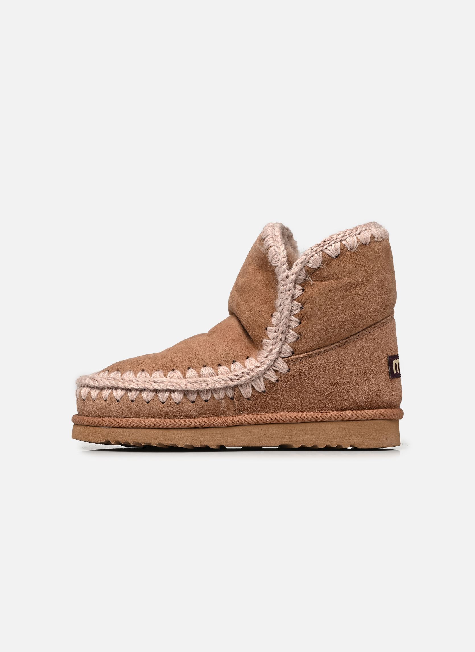 Gevoerde enkellaarsjes Eskimo 18 dames camel MOU Gevoerde enkellaarsjes Eskimo 18 dames camel PINK BROWN