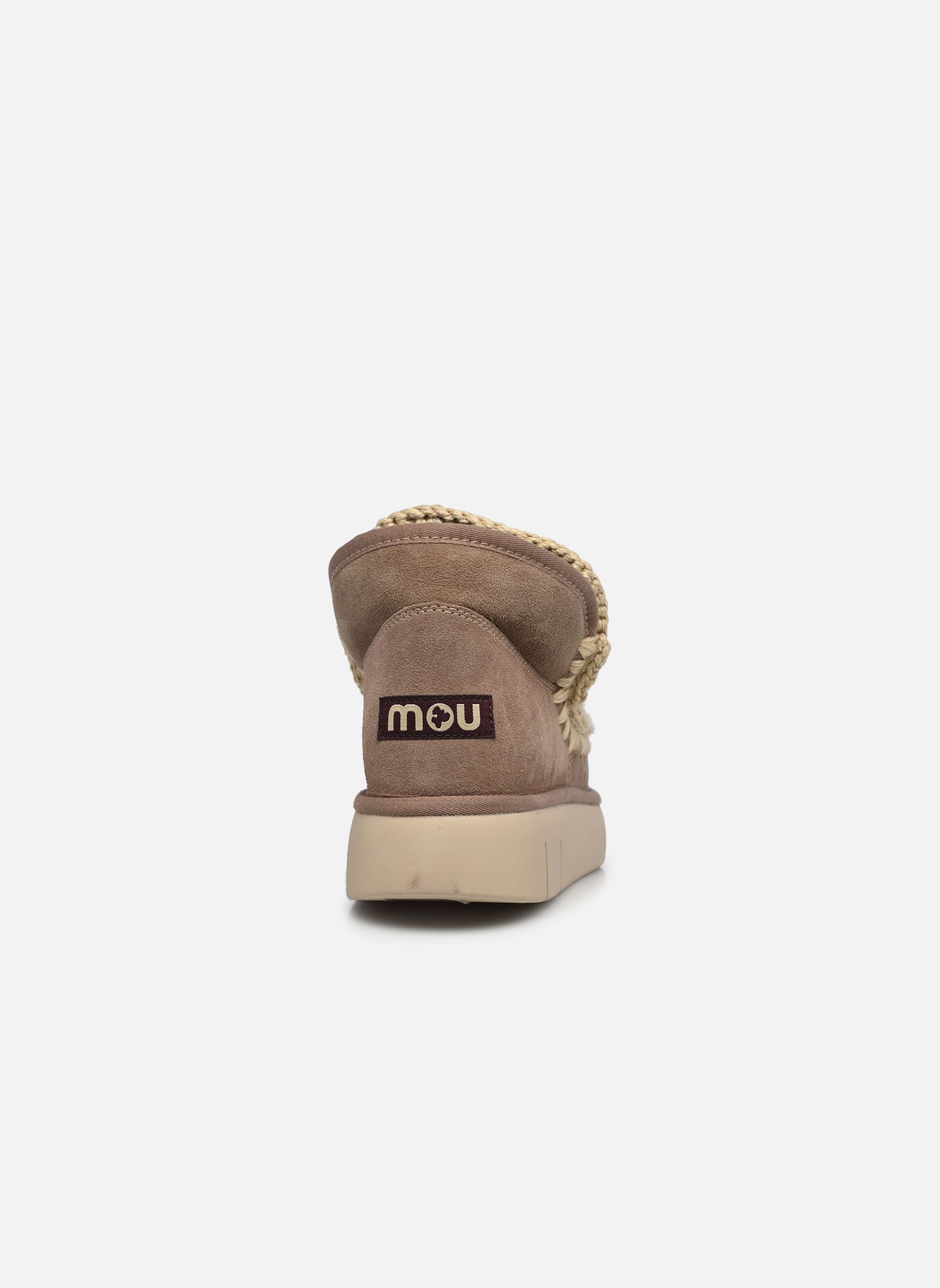 Gevoerde enkellaarsjes Eskimo Bounce Sneaker dames grijs MOU Gevoerde enkellaarsjes Eskimo Bounce Sneaker dames grijs ELEPHANT GREY
