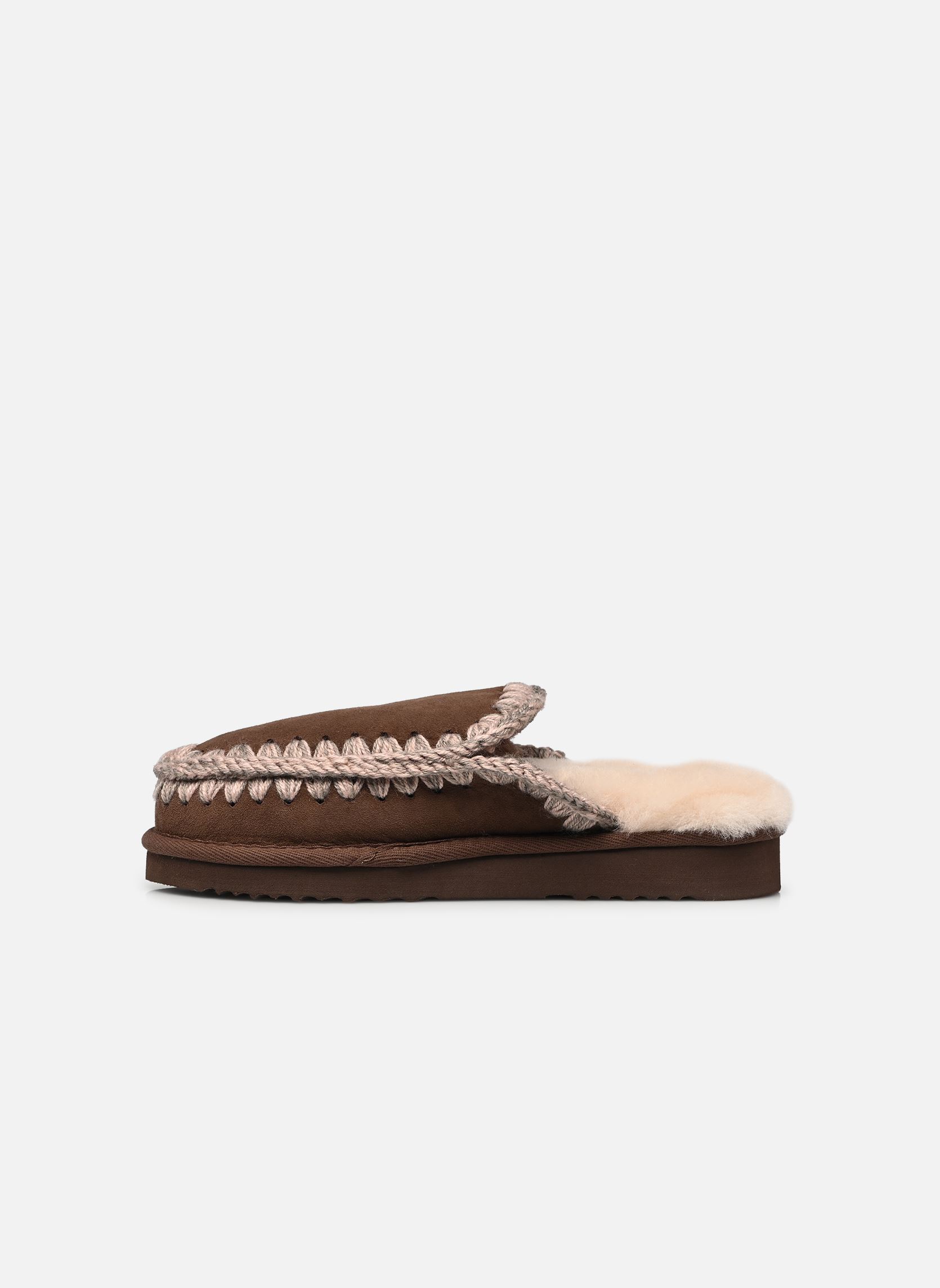 Pantoletten und Clogs Eskimo Slipper damen braun MOU Pantoletten und Clogs Eskimo Slipper damen braun BROWN PEPPER