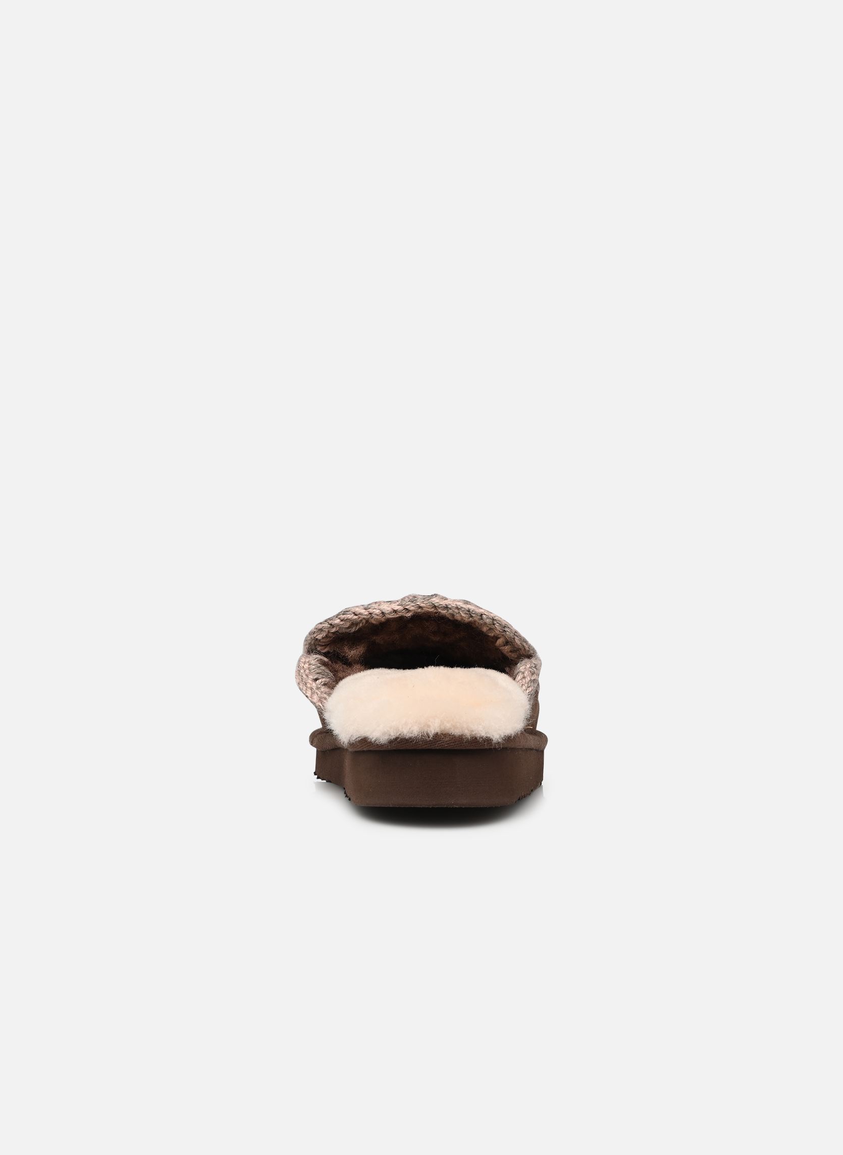 Pantoletten und Clogs Eskimo Slipper damen braun MOU Pantoletten und Clogs Eskimo Slipper damen braun BROWN PEPPER
