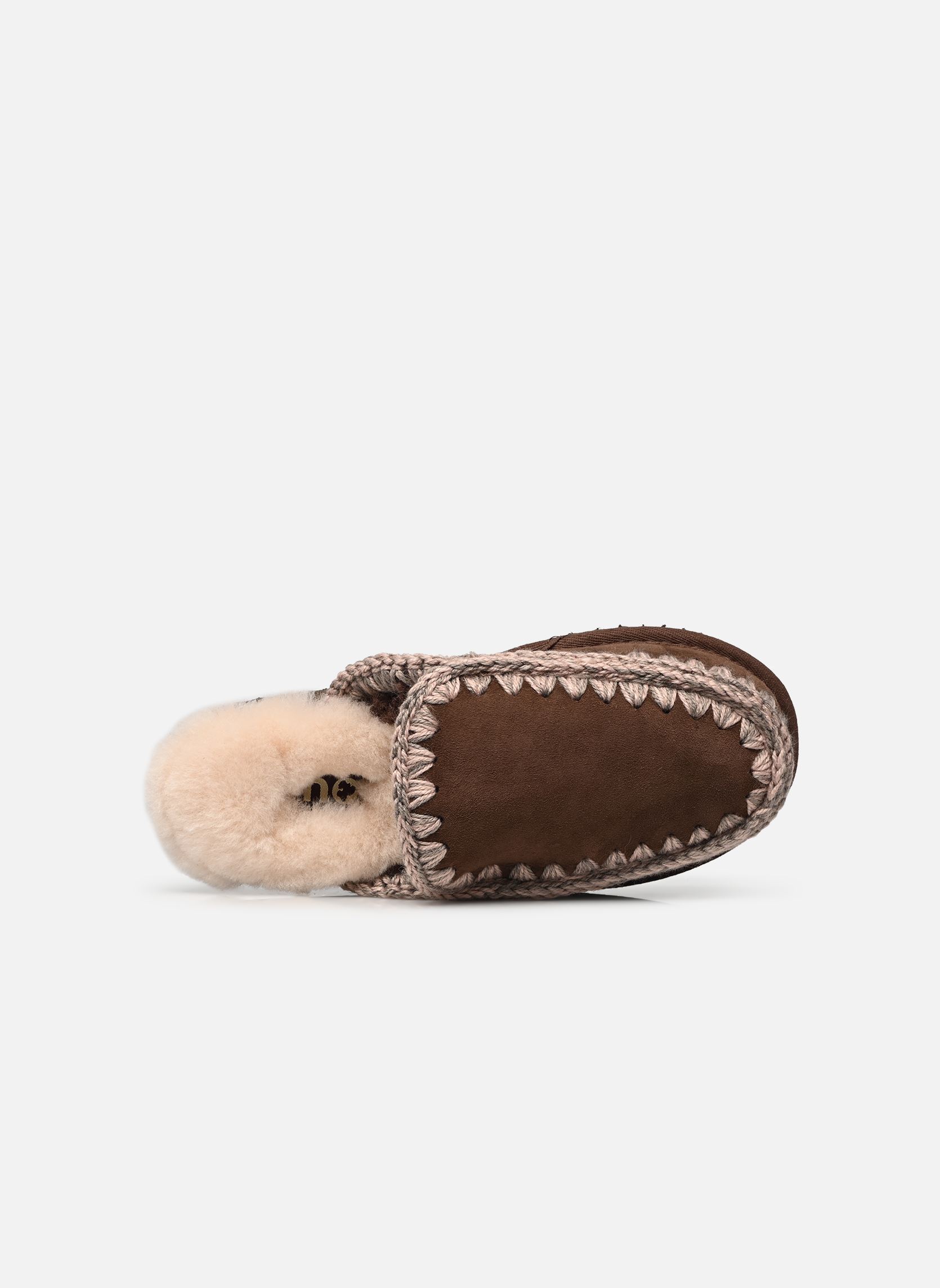 Pantoletten und Clogs Eskimo Slipper damen braun MOU Pantoletten und Clogs Eskimo Slipper damen braun BROWN PEPPER