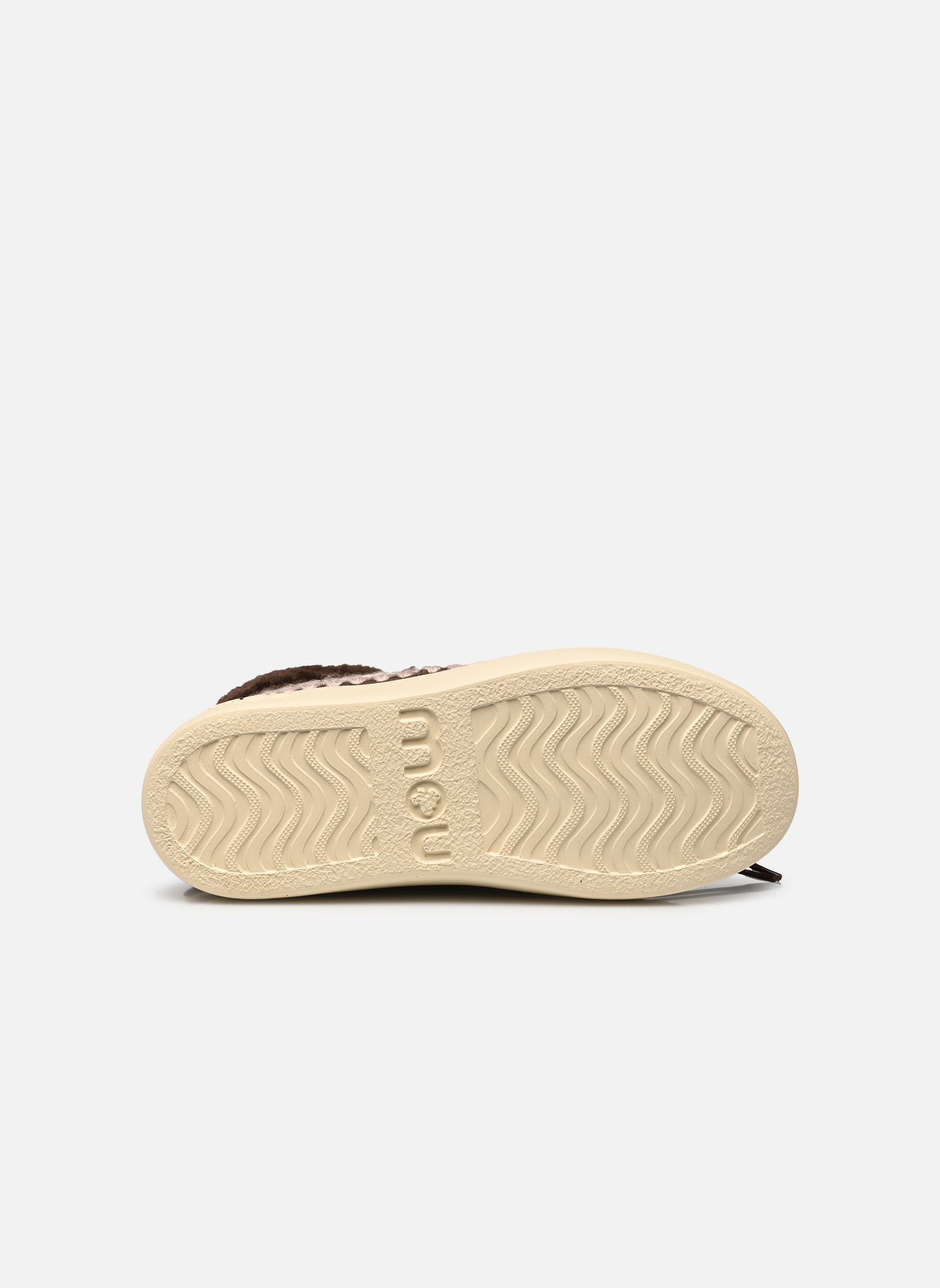 Gevoerde enkellaarsjes Eskimo Sneaker Bold Scoub Lace dames bruin MOU Gevoerde enkellaarsjes Eskimo Sneaker Bold Scoub Lace dames bruin MOCHA