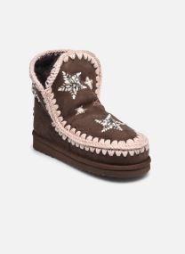Gevoerde enkellaarsjes Eskimo Wool Stars&Rhinestones dames bruin MOU Gevoerde enkellaarsjes Eskimo Wool Stars&Rhinestones dames bruin MOCHA