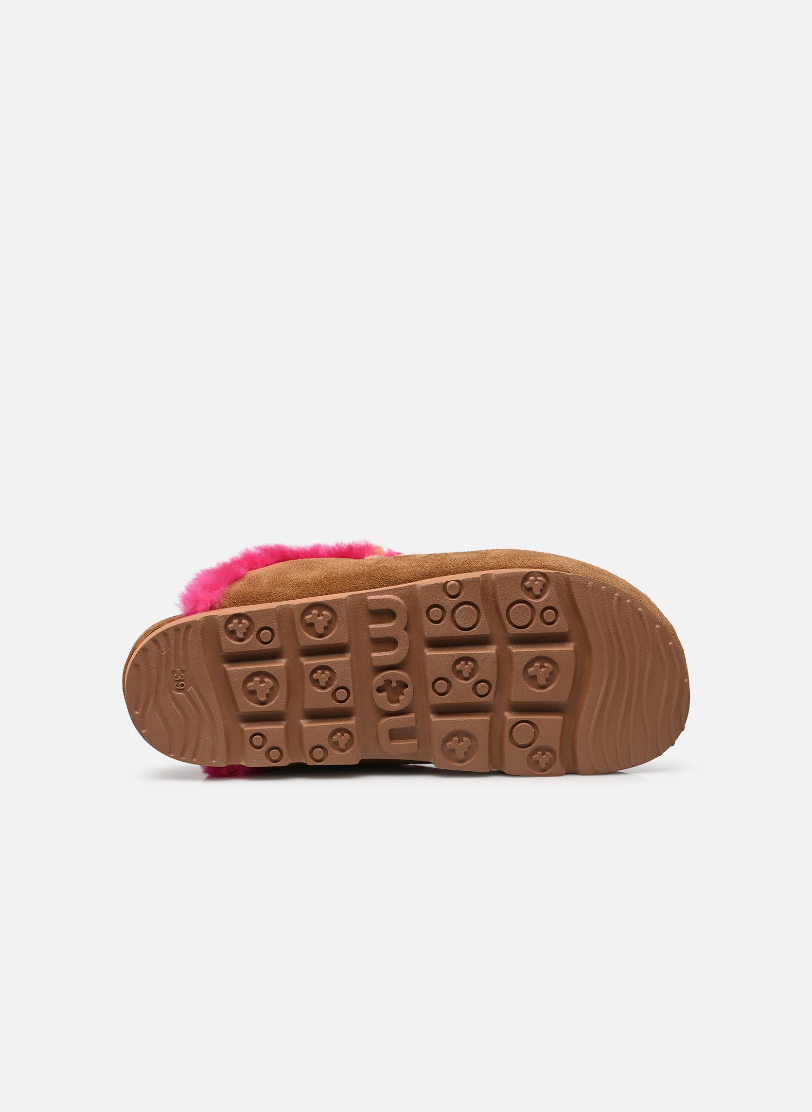 Pantoletten und Clogs Winter Bio Overstitching damen braun MOU Pantoletten und Clogs Winter Bio Overstitching damen braun COGNAC