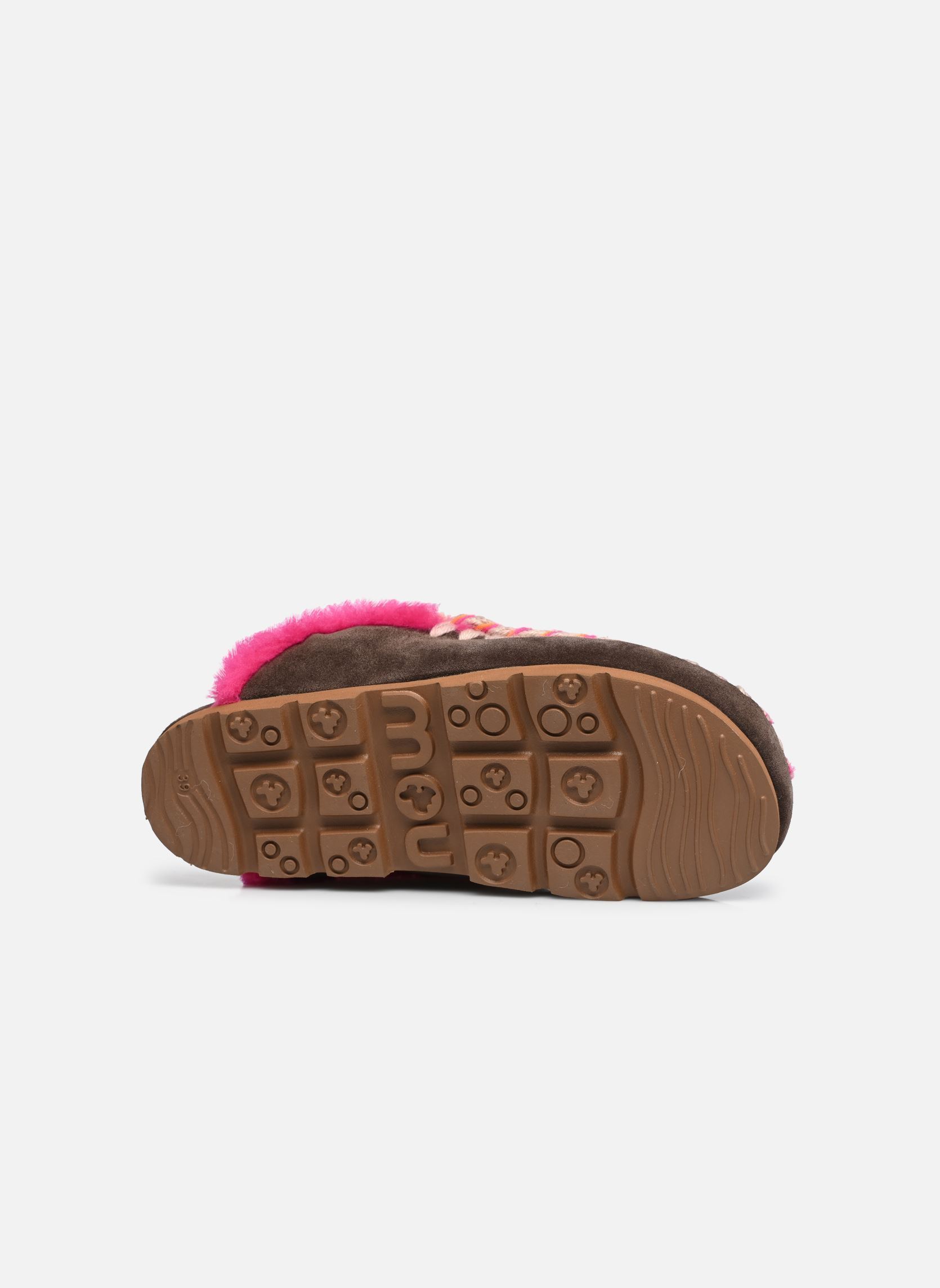 Muilen en klompen Winter Bio Overstitching dames bruin MOU Muilen en klompen Winter Bio Overstitching dames bruin MOCHA