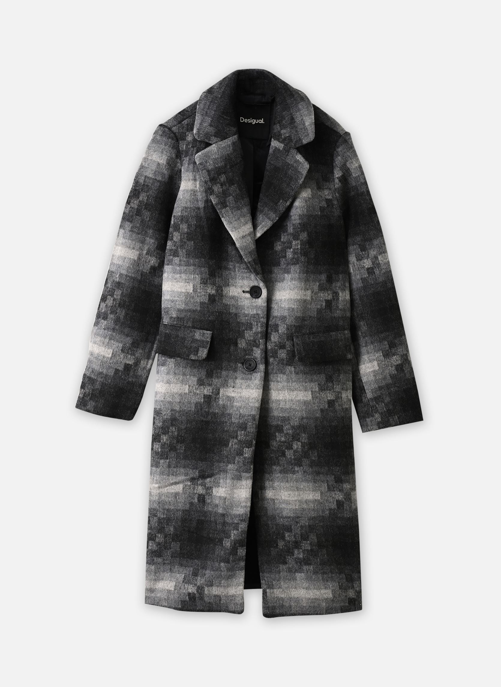 Klassische Mäntel Coat Mumbai damen grau Desigual Klassische Mäntel Coat Mumbai damen grau DARK GREY