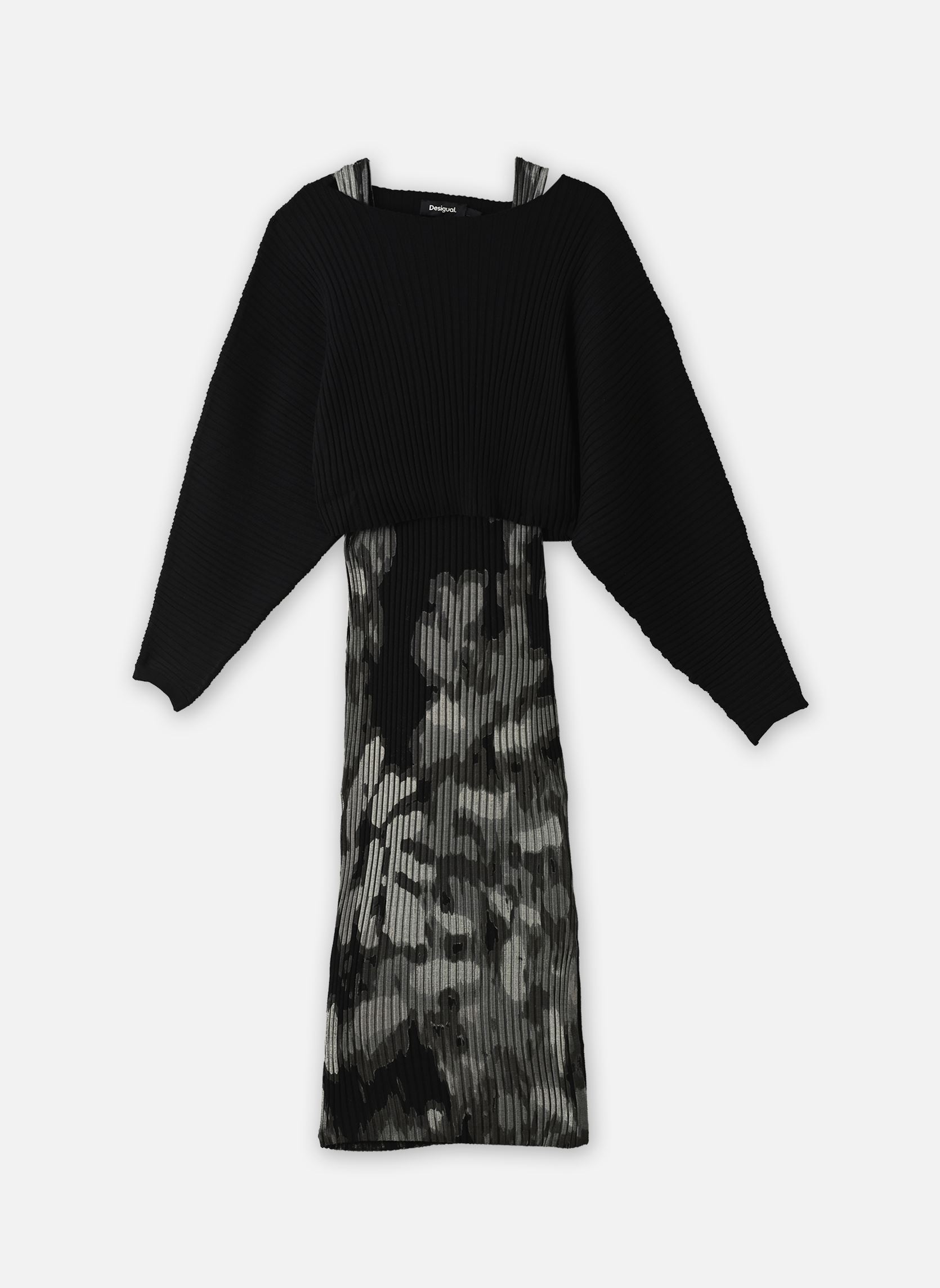 Robes longues Dress Pauline Lacroix femme noir Desigual Robes longues Dress Pauline Lacroix femme noir BLACK
