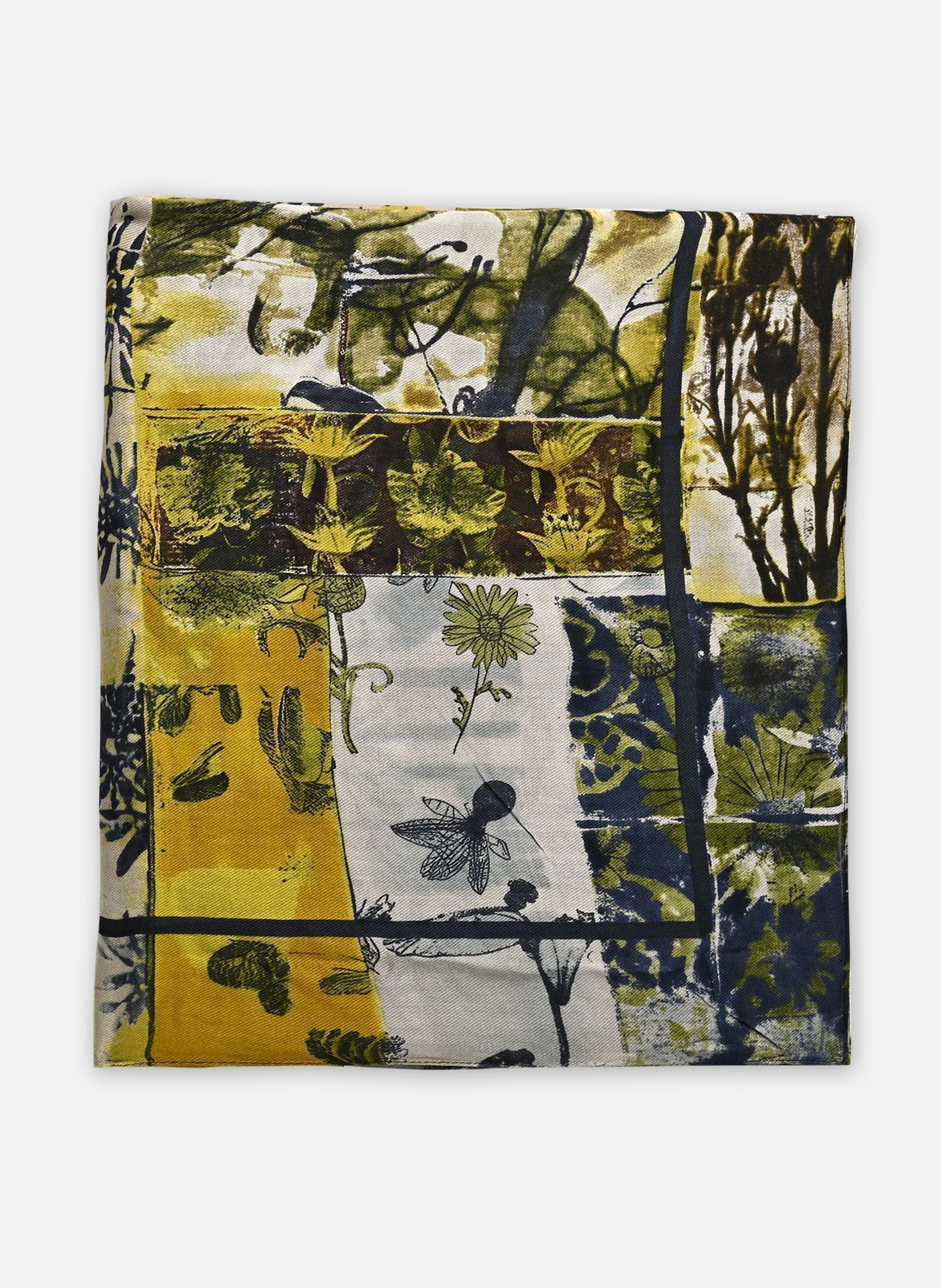 Sjaals Foulard Blossira dames meerkleurig Desigual Sjaals Foulard Blossira dames meerkleurig MILITARY GREEN