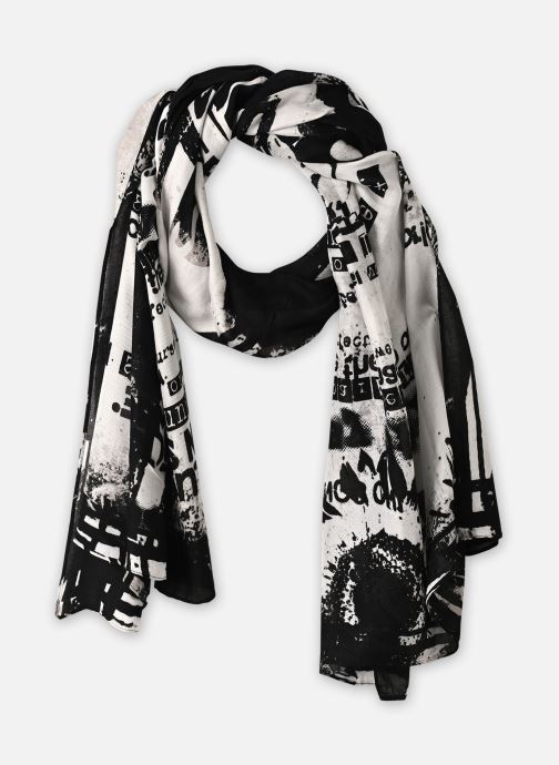 Desigual Foulards Foulard Lettering femme blanc