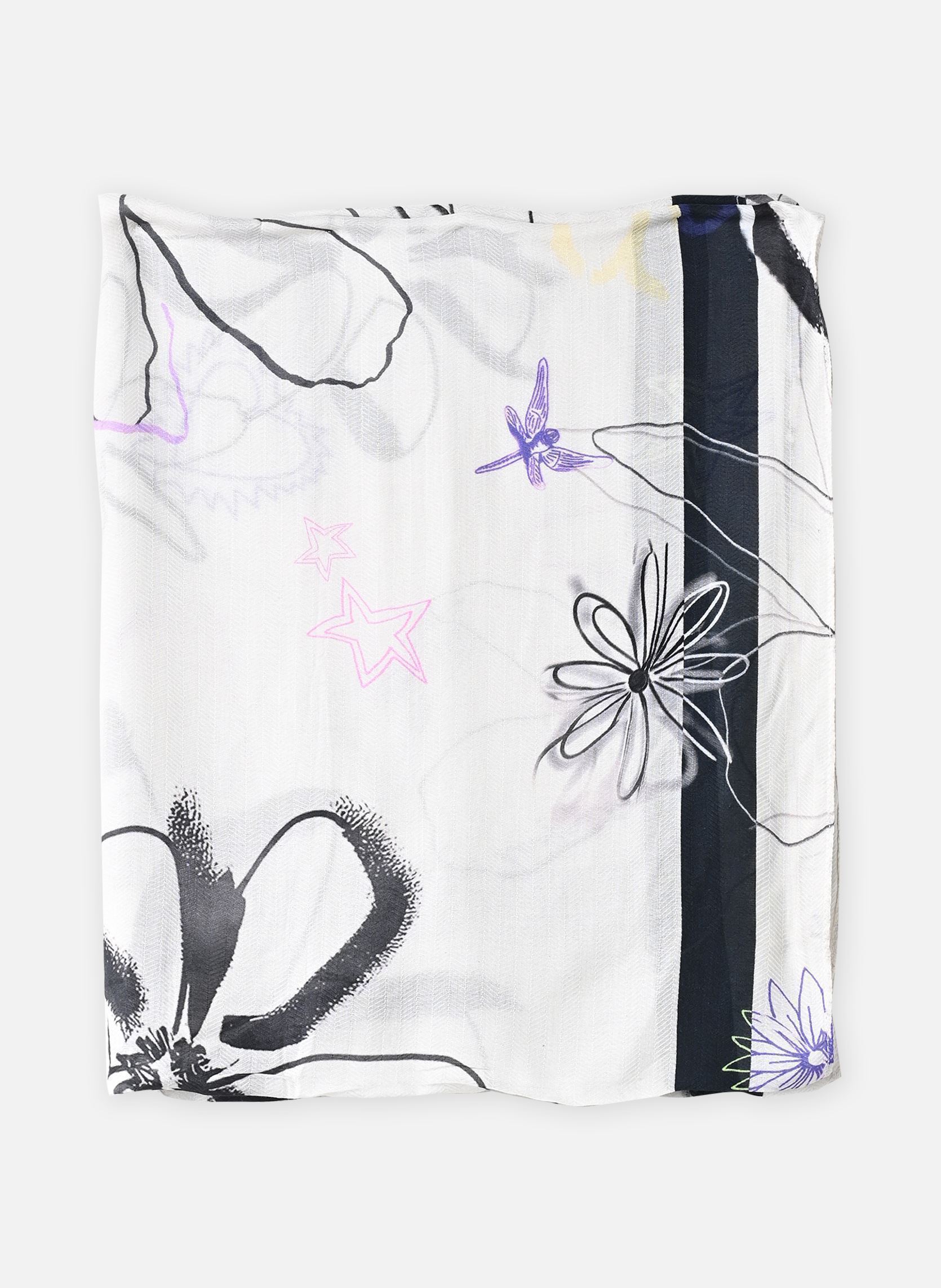 Sjaals Foulard Lyra dames meerkleurig Desigual Sjaals Foulard Lyra dames meerkleurig BEIGE CRUDE