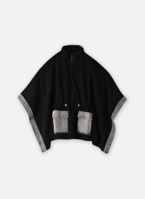 Manteaux Poncho Denim Aldama Grey femme noir