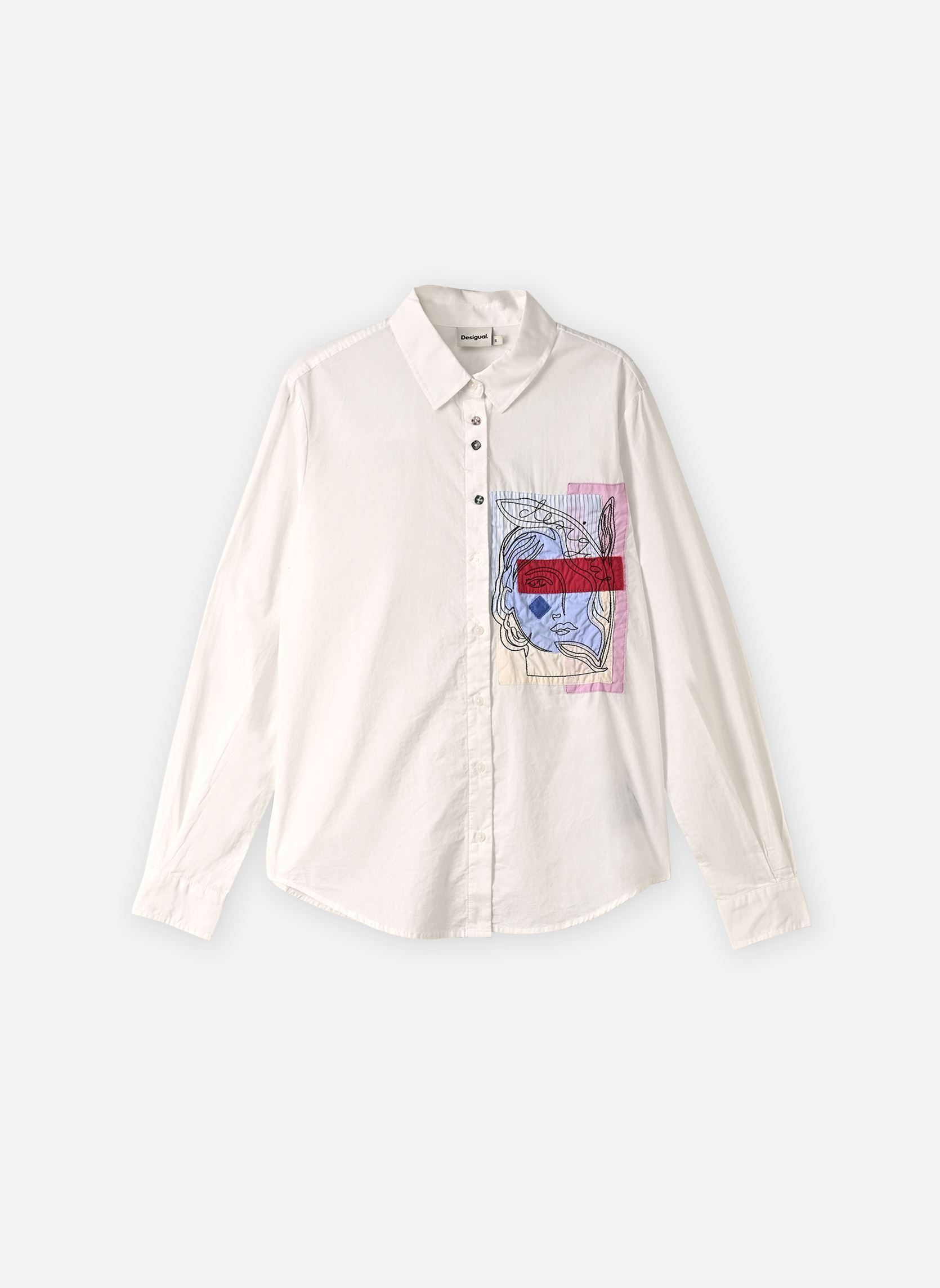 Hemden Shirt Rin damen weiß Desigual Hemden Shirt Rin damen weiß WHITE