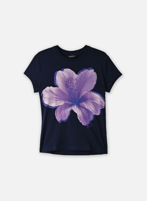 Desigual Tee-shirts Ts Yokohama femme bleu