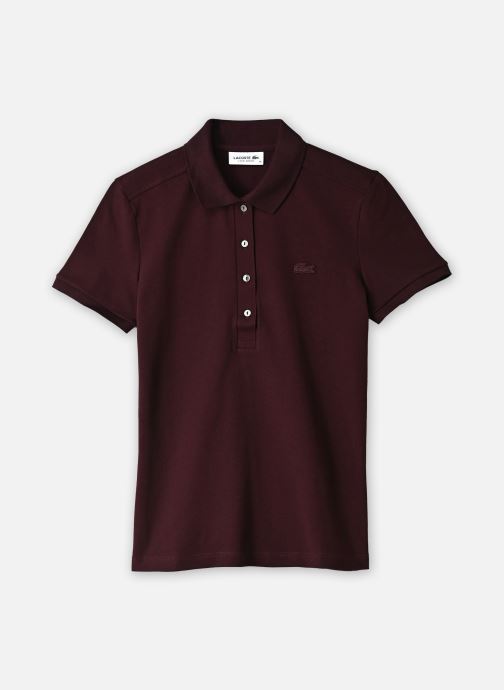 Lacoste Polo's Polo Lacoste slim fit dames bordeaux