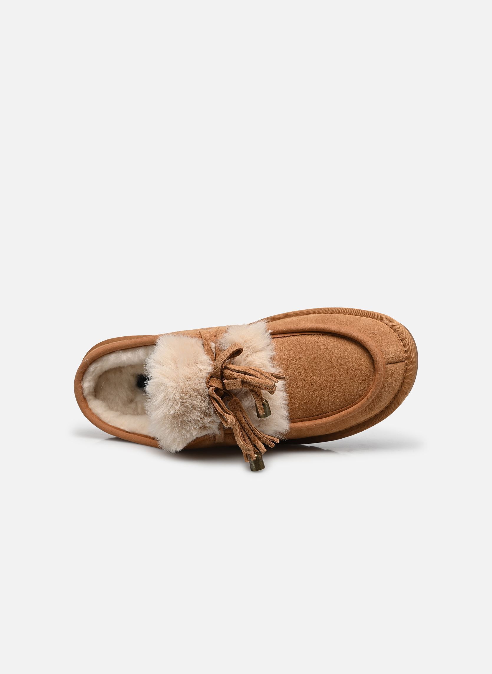 Pantoletten Cow suede sabot damen braun Colors of California Pantoletten Cow suede sabot damen braun TAN