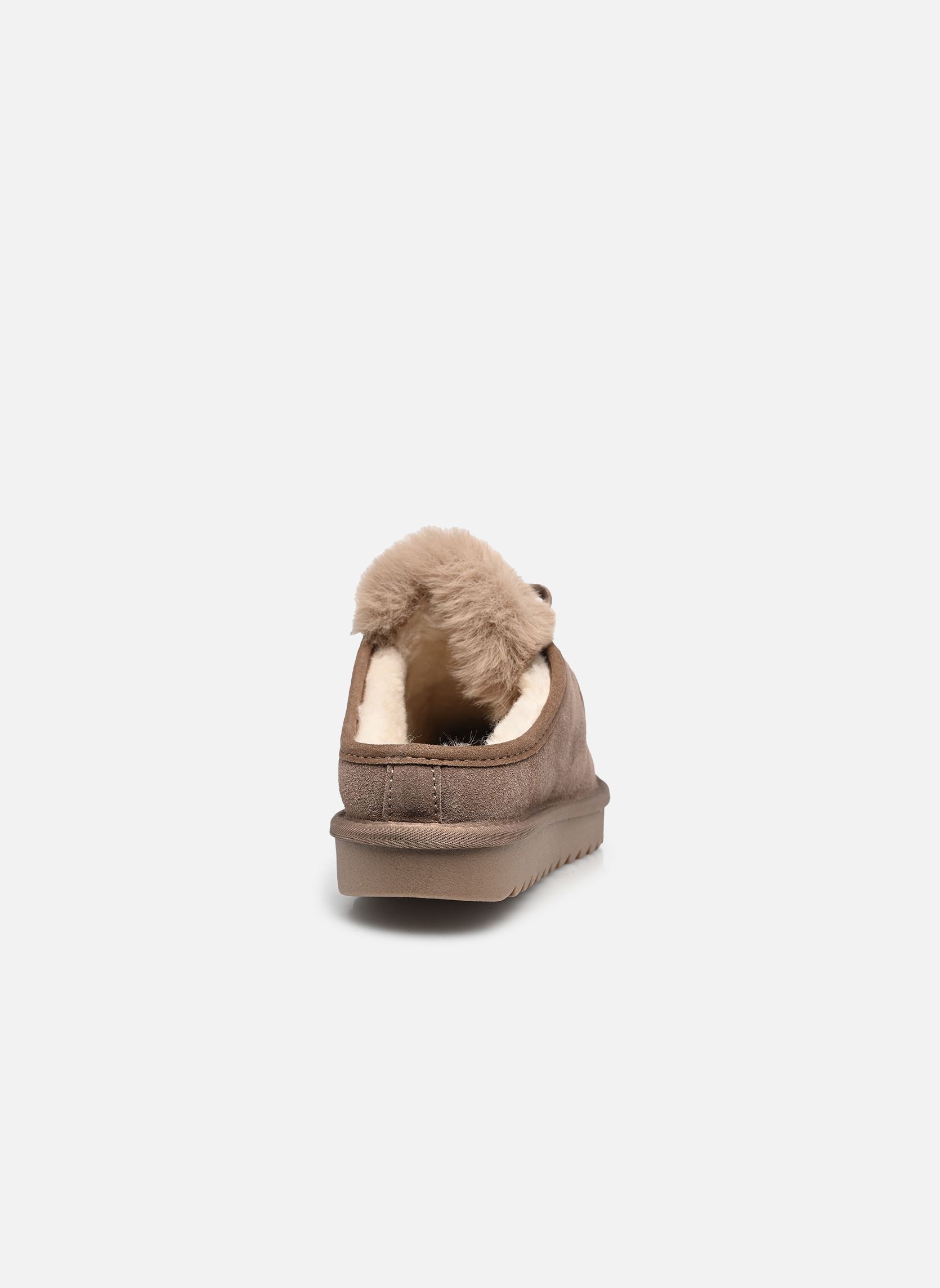 Pantoletten Cow suede sabot damen braun Colors of California Pantoletten Cow suede sabot damen braun TAUPE