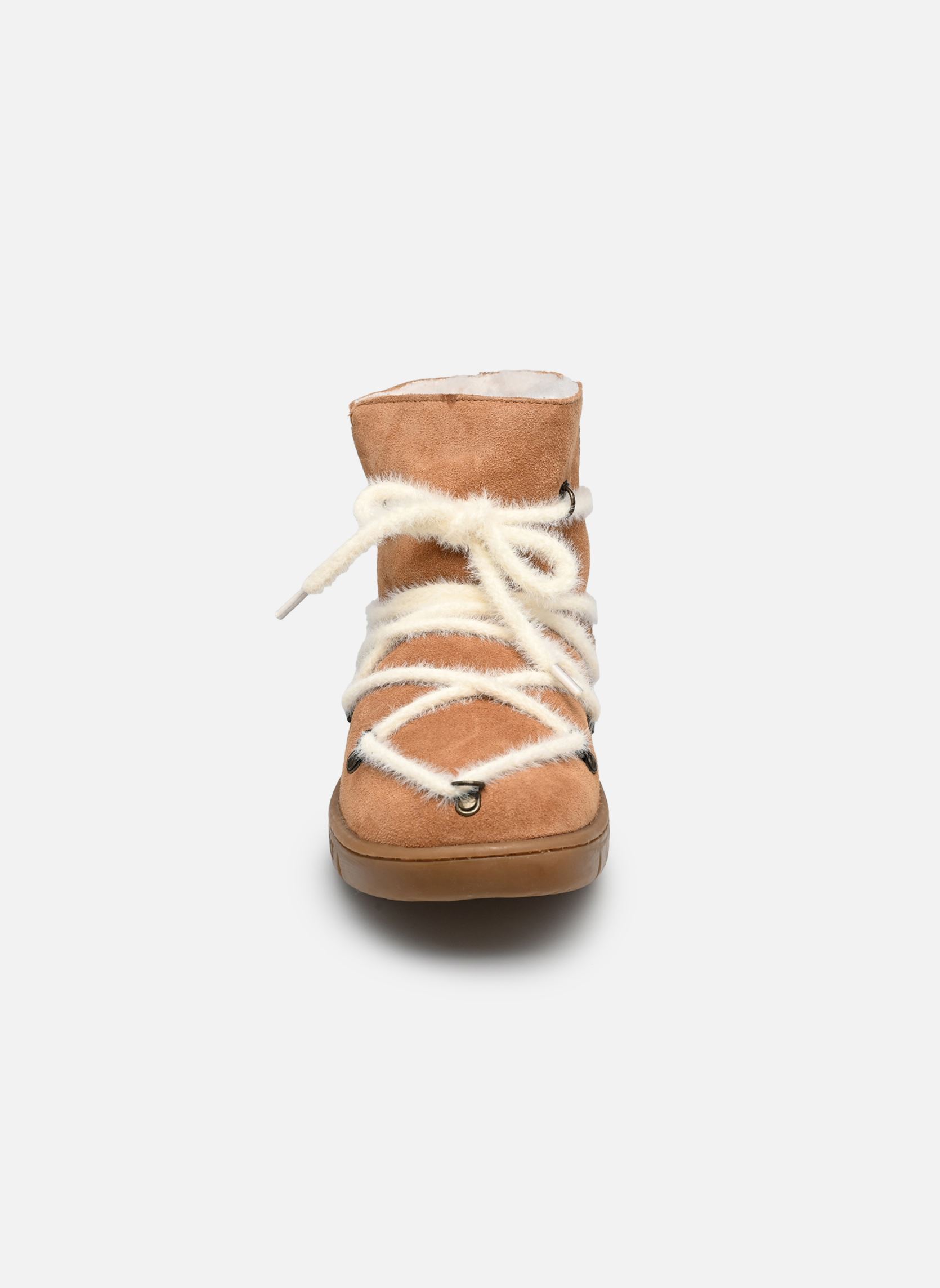 Bottines fourrées Laced hiking boot femme marron Colors of California Bottines fourrées Laced hiking boot femme marron TAN